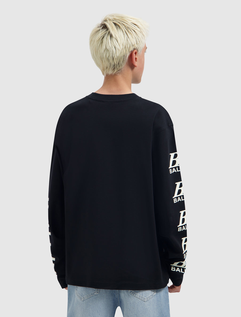 Junior Monogram Longsleeve | Black