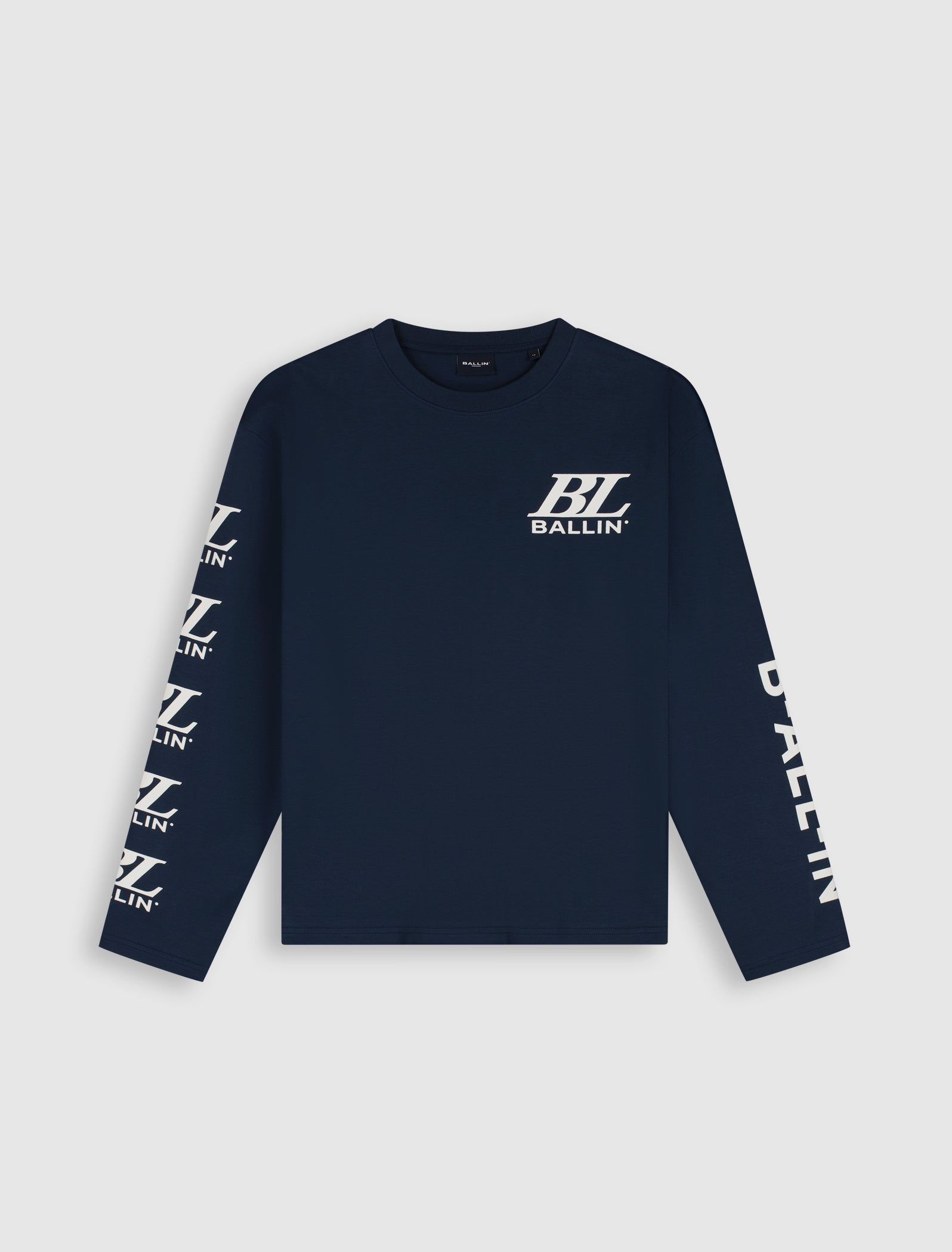 Junior Monogram Longsleeve | Navy