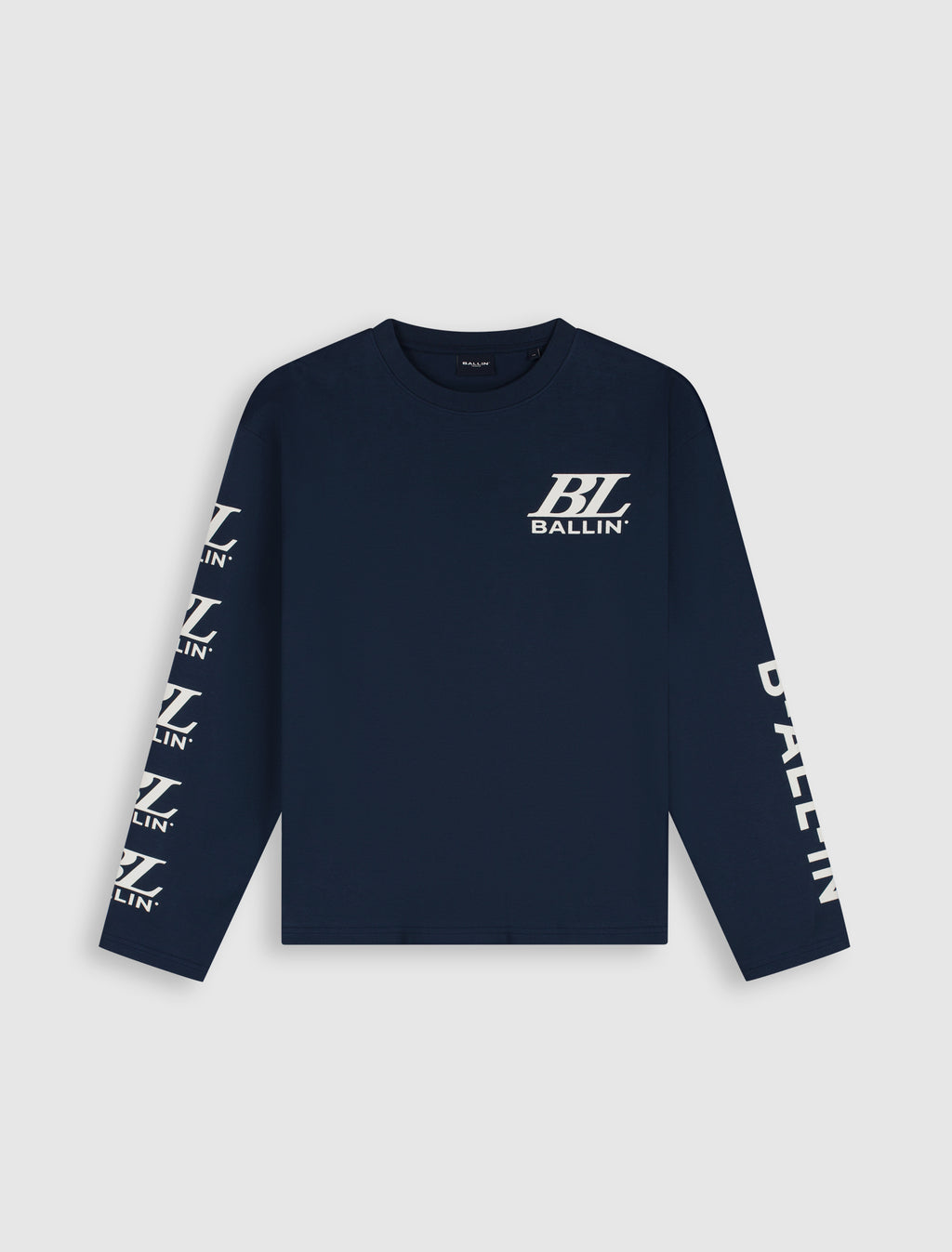 Junior Monogram Longsleeve | Navy