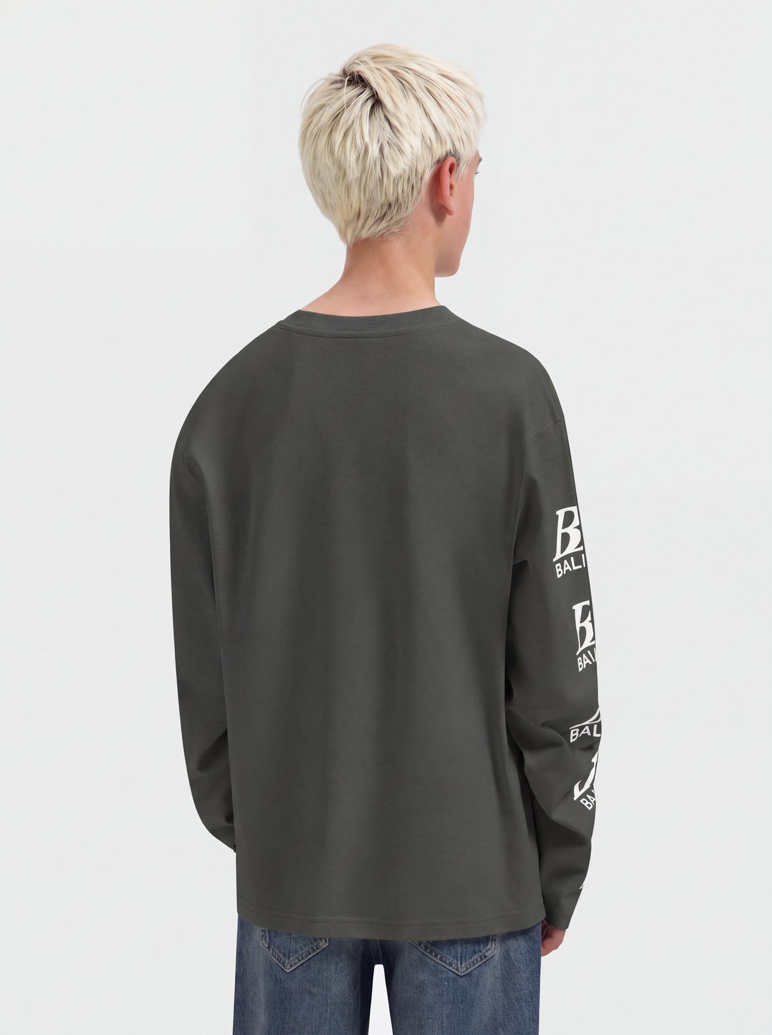Junior Monogram Longsleeve | Dark Army