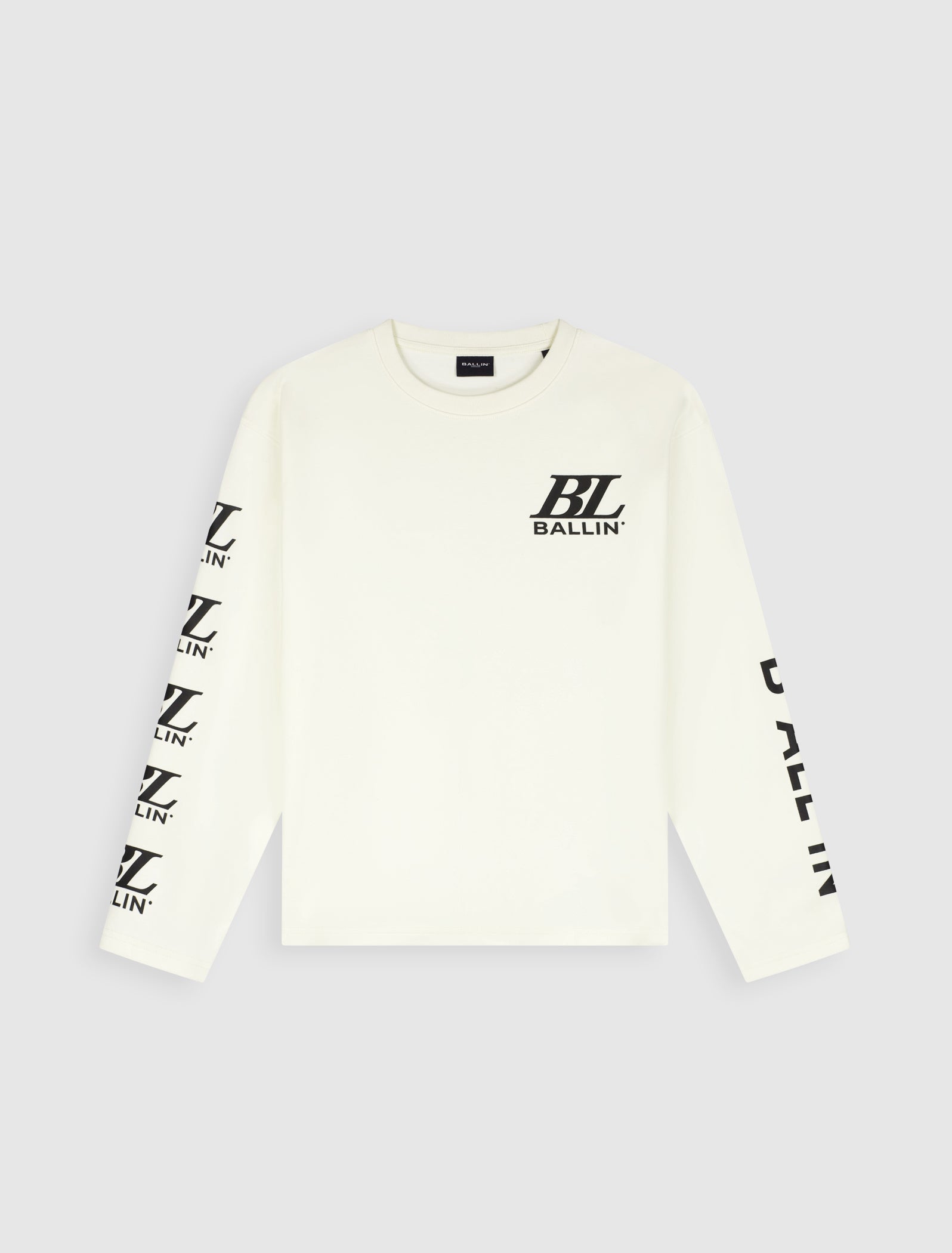 Junior Monogram Longsleeve | Ecru