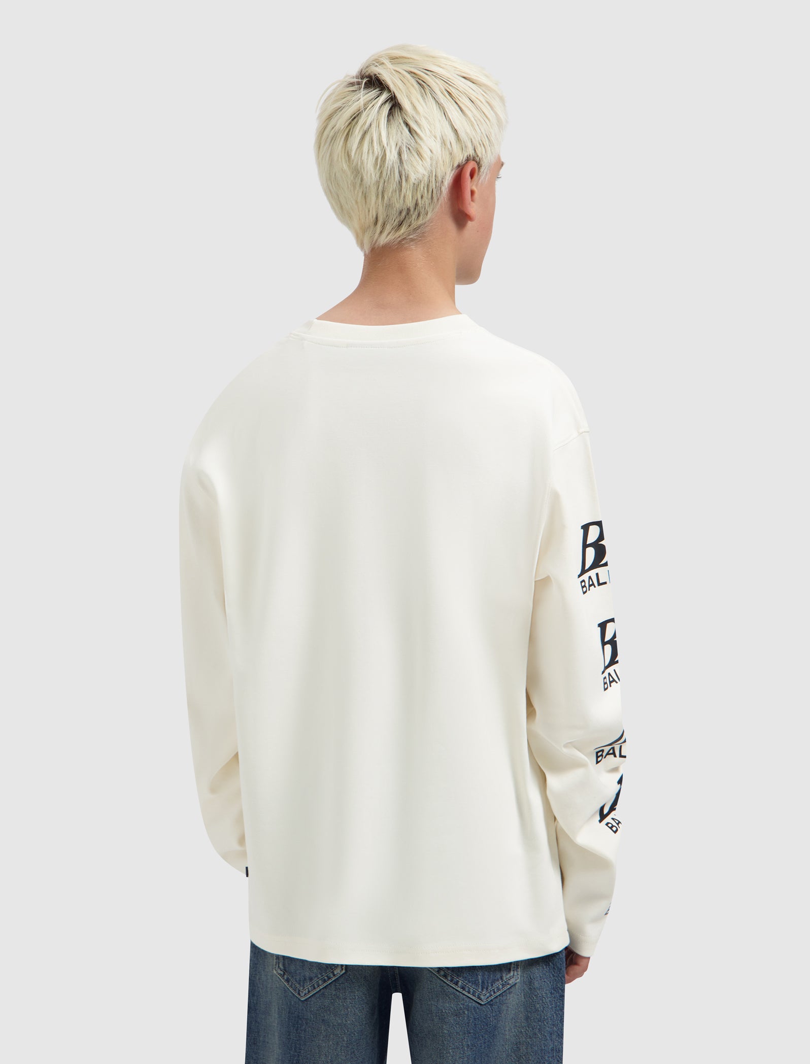 Junior Monogram Longsleeve | Ecru