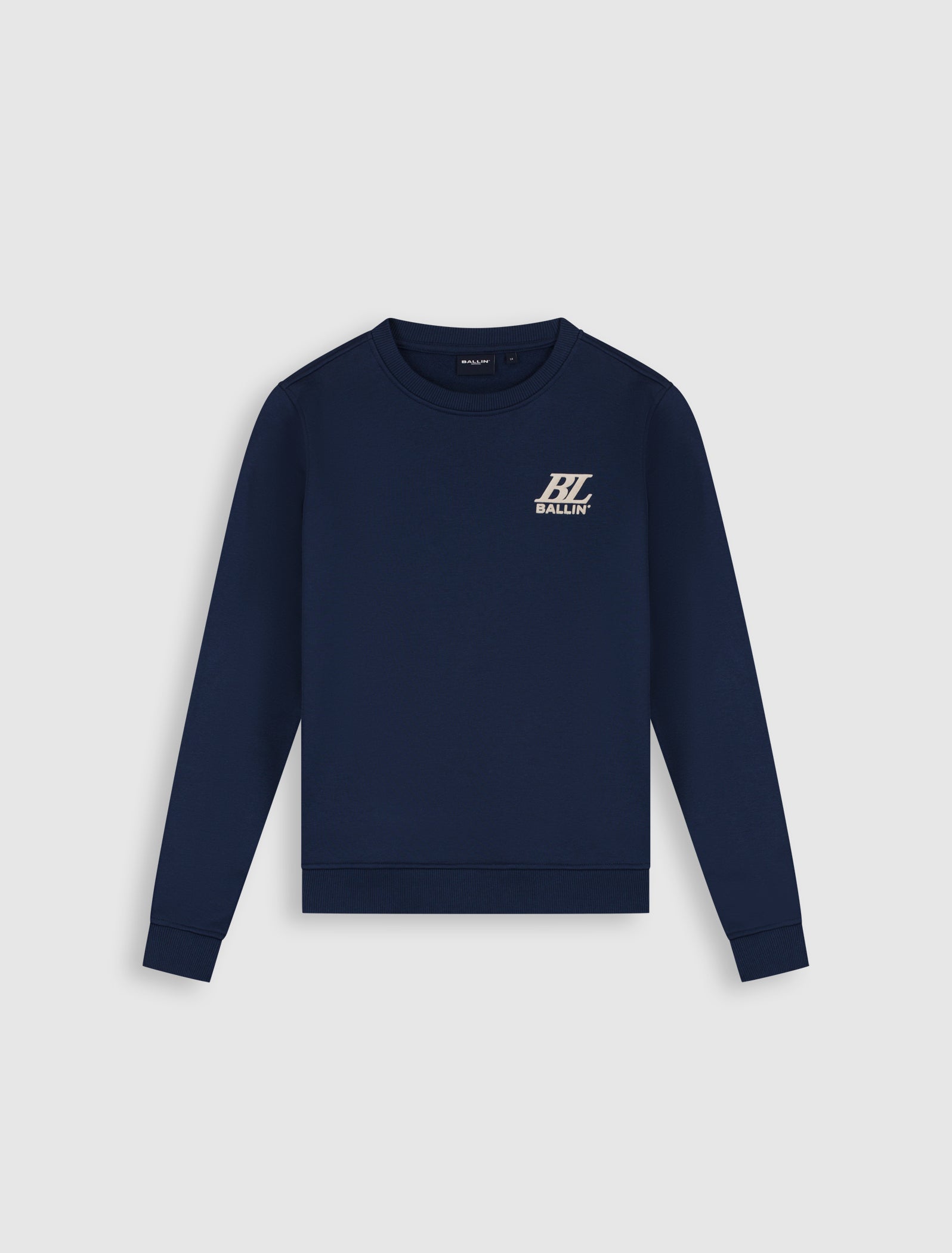 Junior Monogram Crewneck | Navy