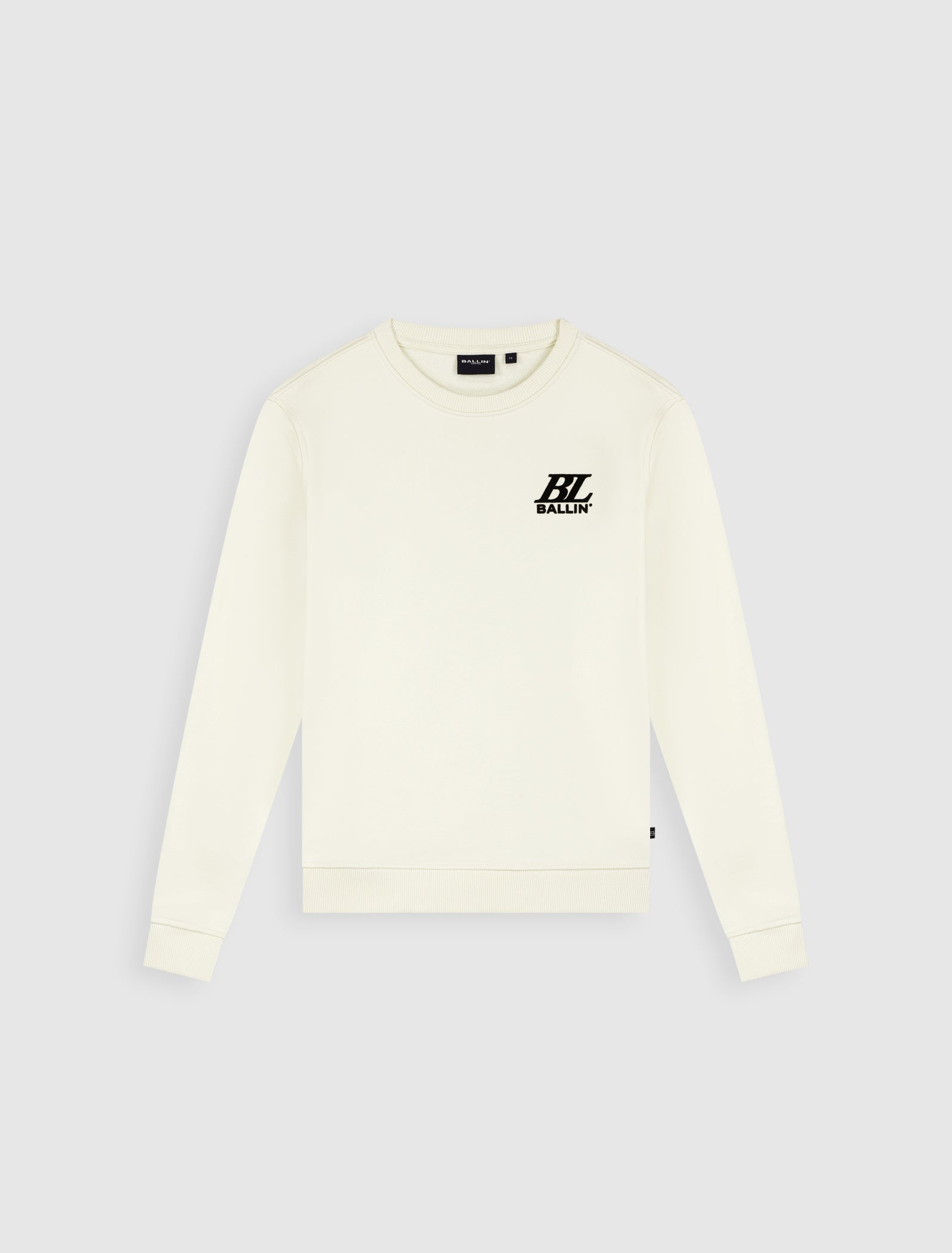 Junior Monogram Crewneck | Ecru