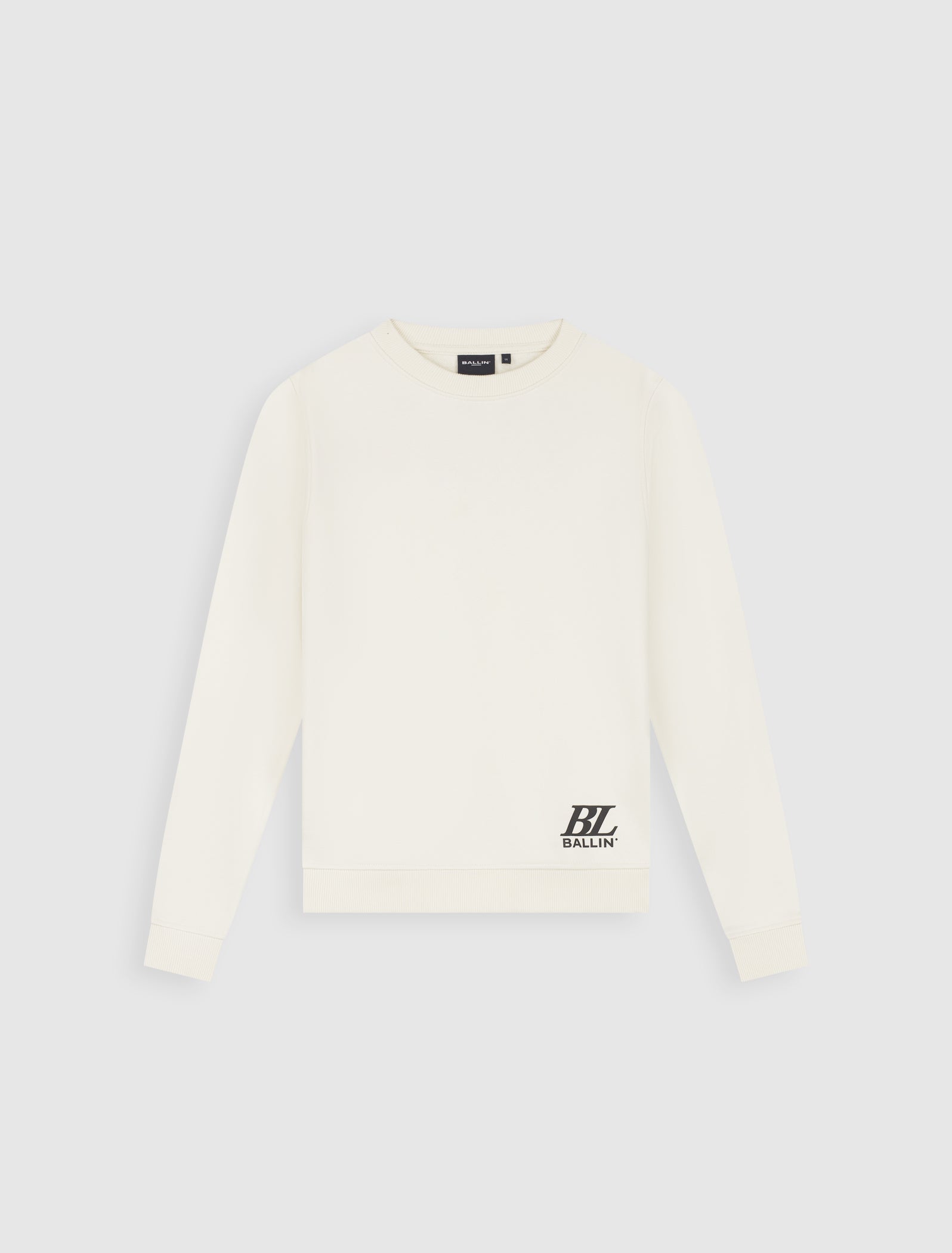 Junior Upside Out Crewneck | Ecru