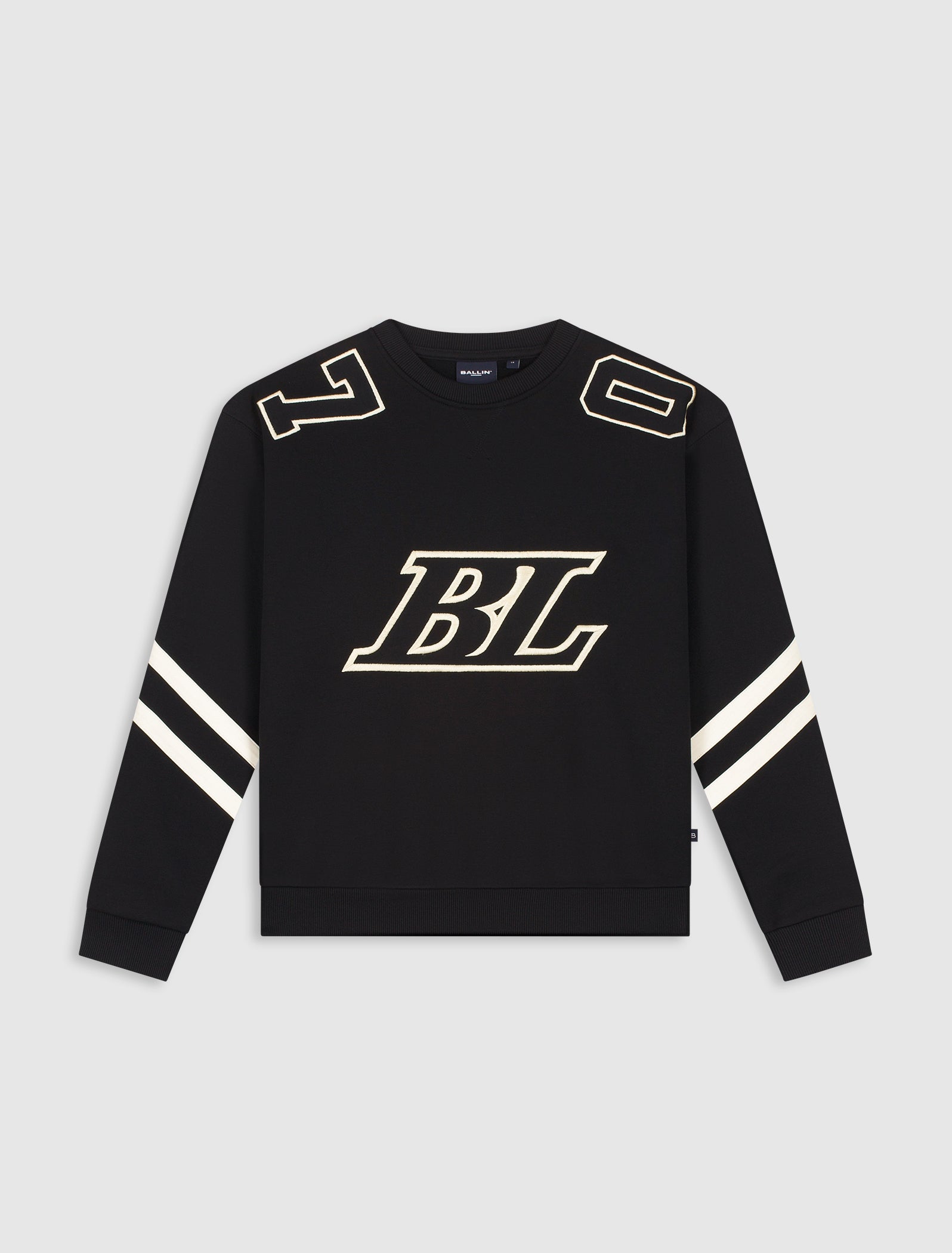 Junior Ice Hockey Crewneck | Black