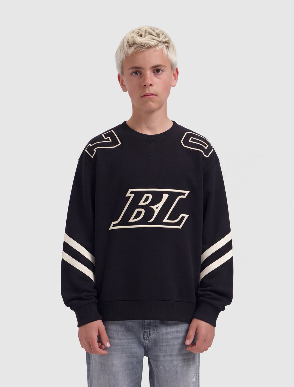 Junior Ice Hockey Crewneck | Black