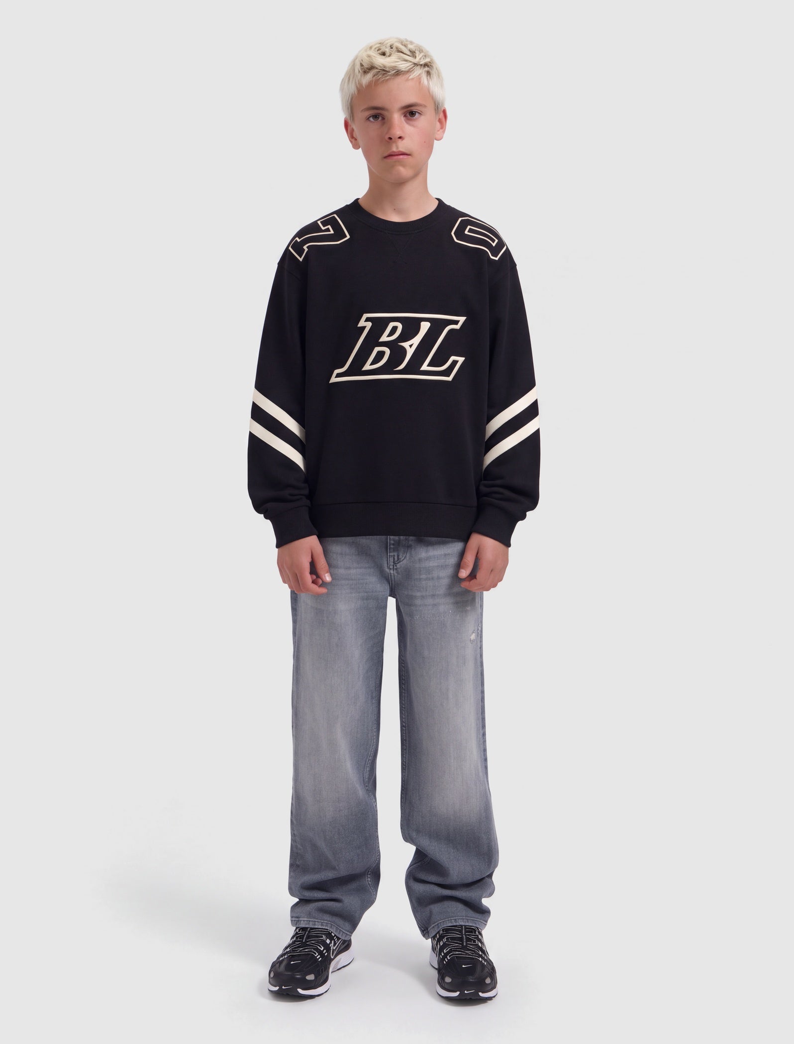 Junior Ice Hockey Crewneck | Black