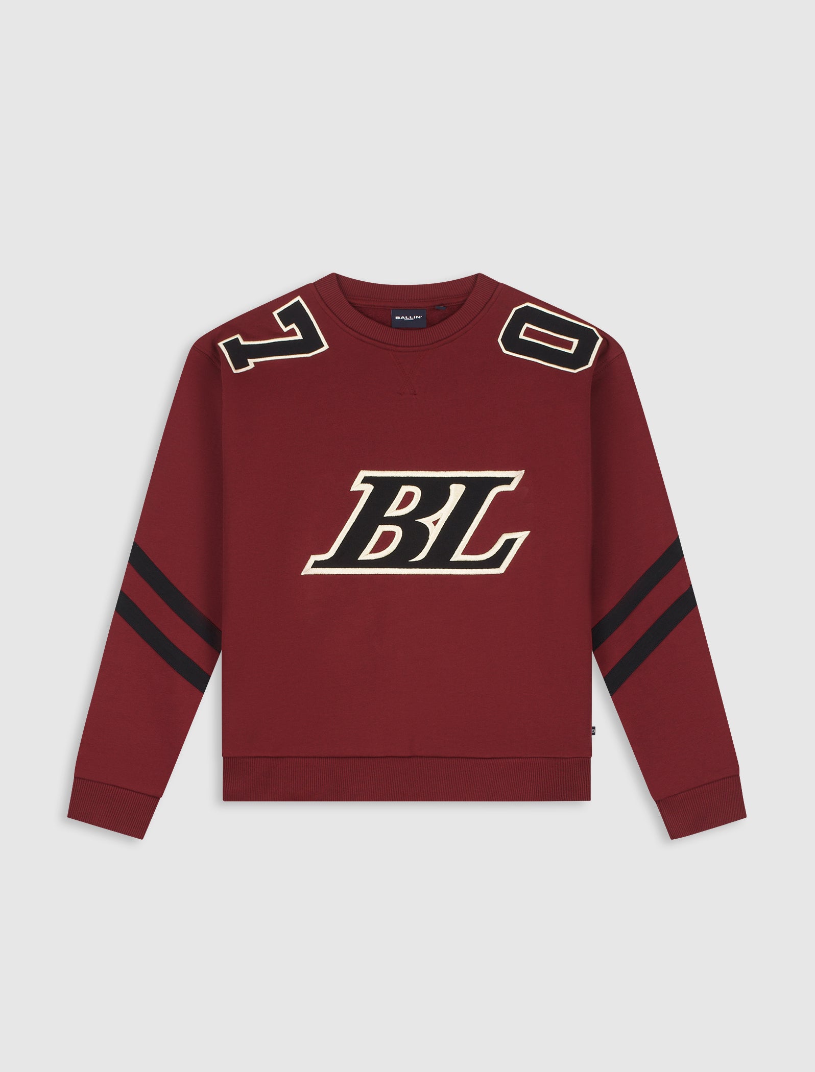 Junior Ice Hockey Crewneck | Bordeaux