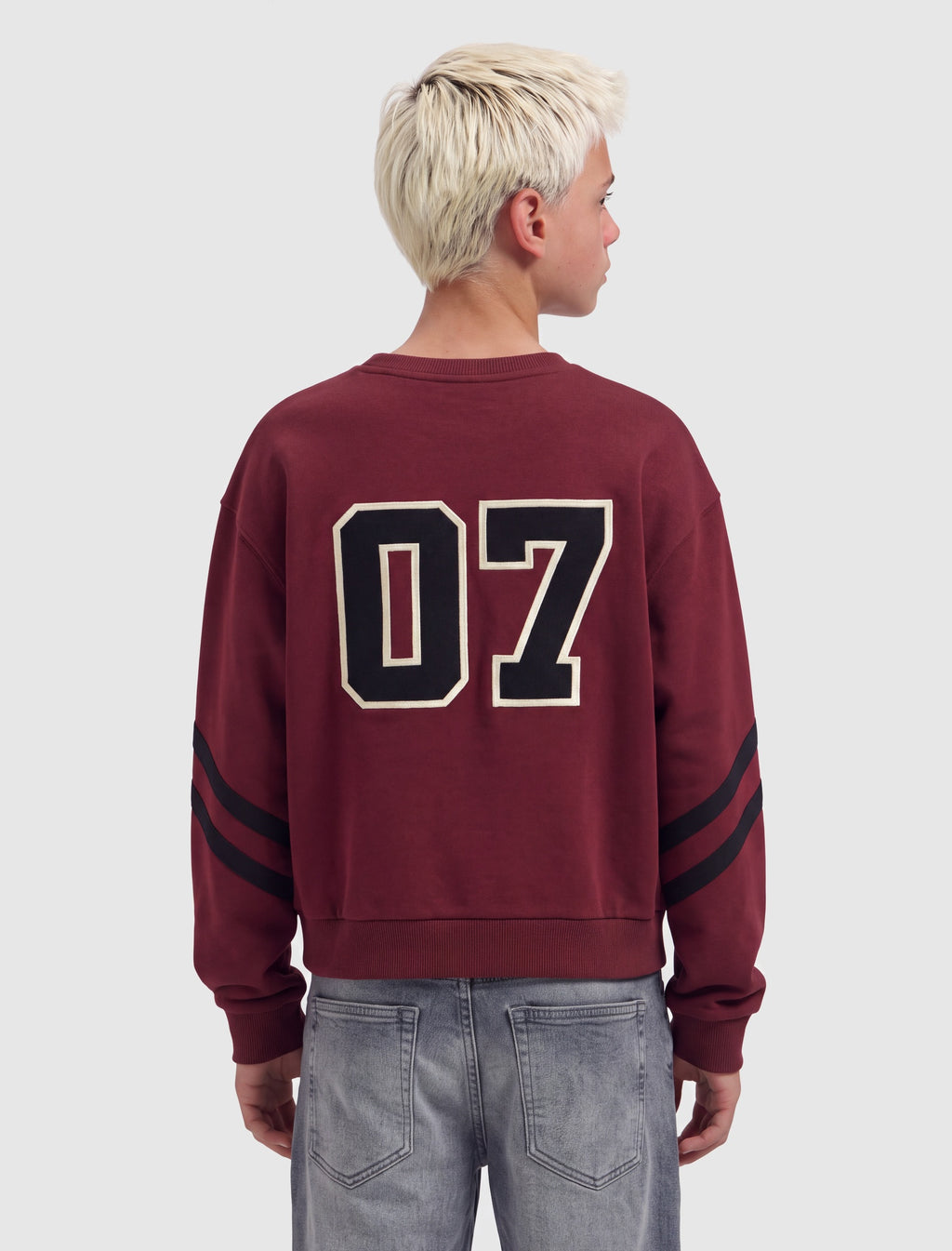 Junior Ice Hockey Crewneck | Bordeaux