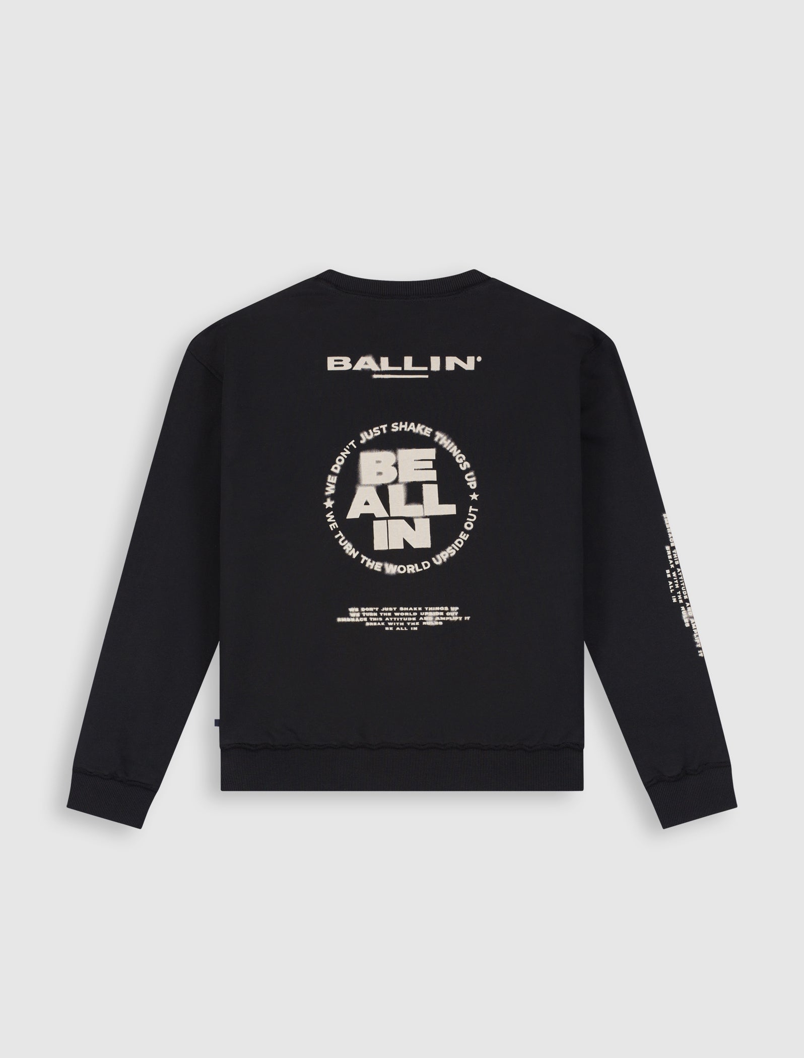 Junior Fade Out Crewneck | Black
