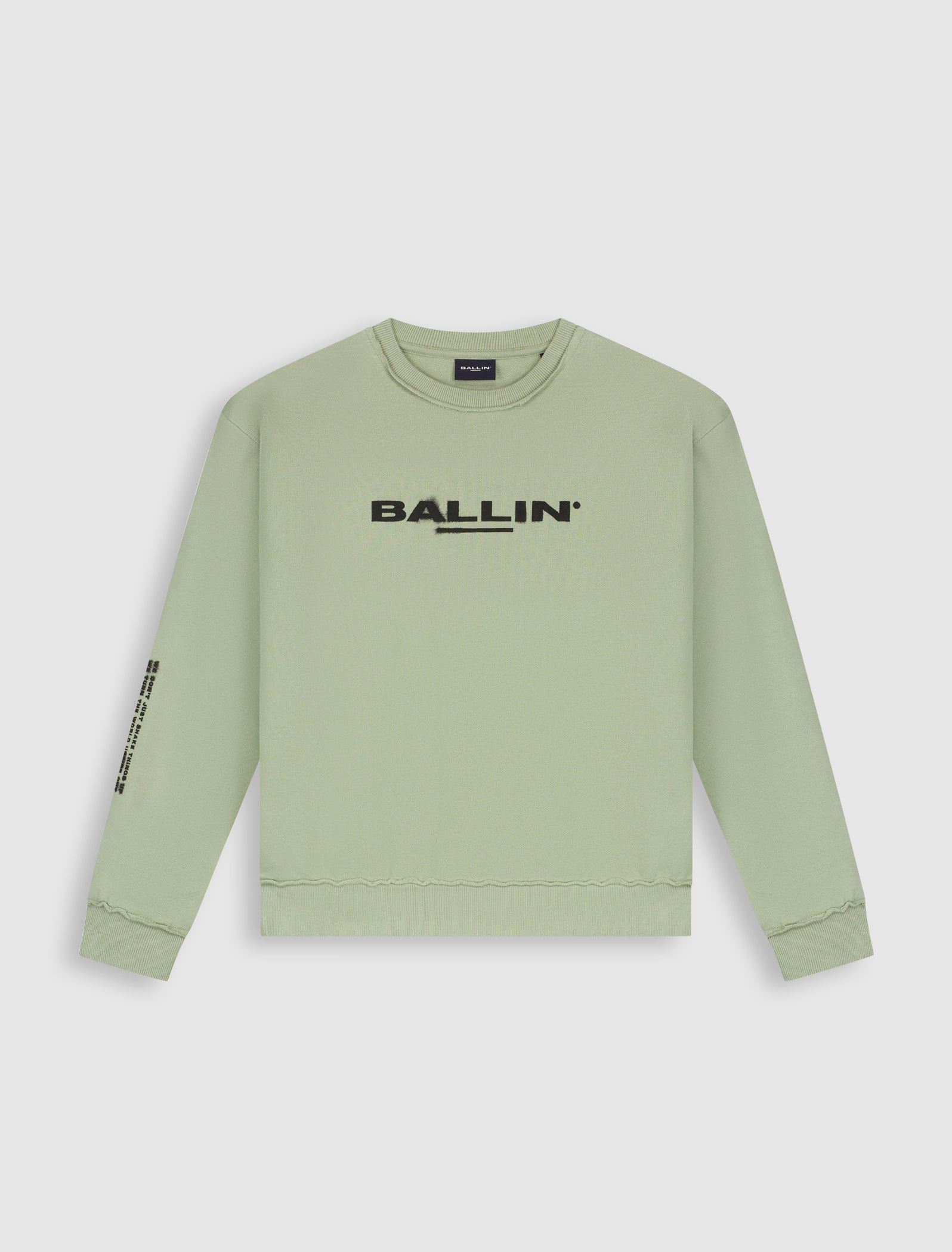 Junior Fade Out Crewneck | Army Green