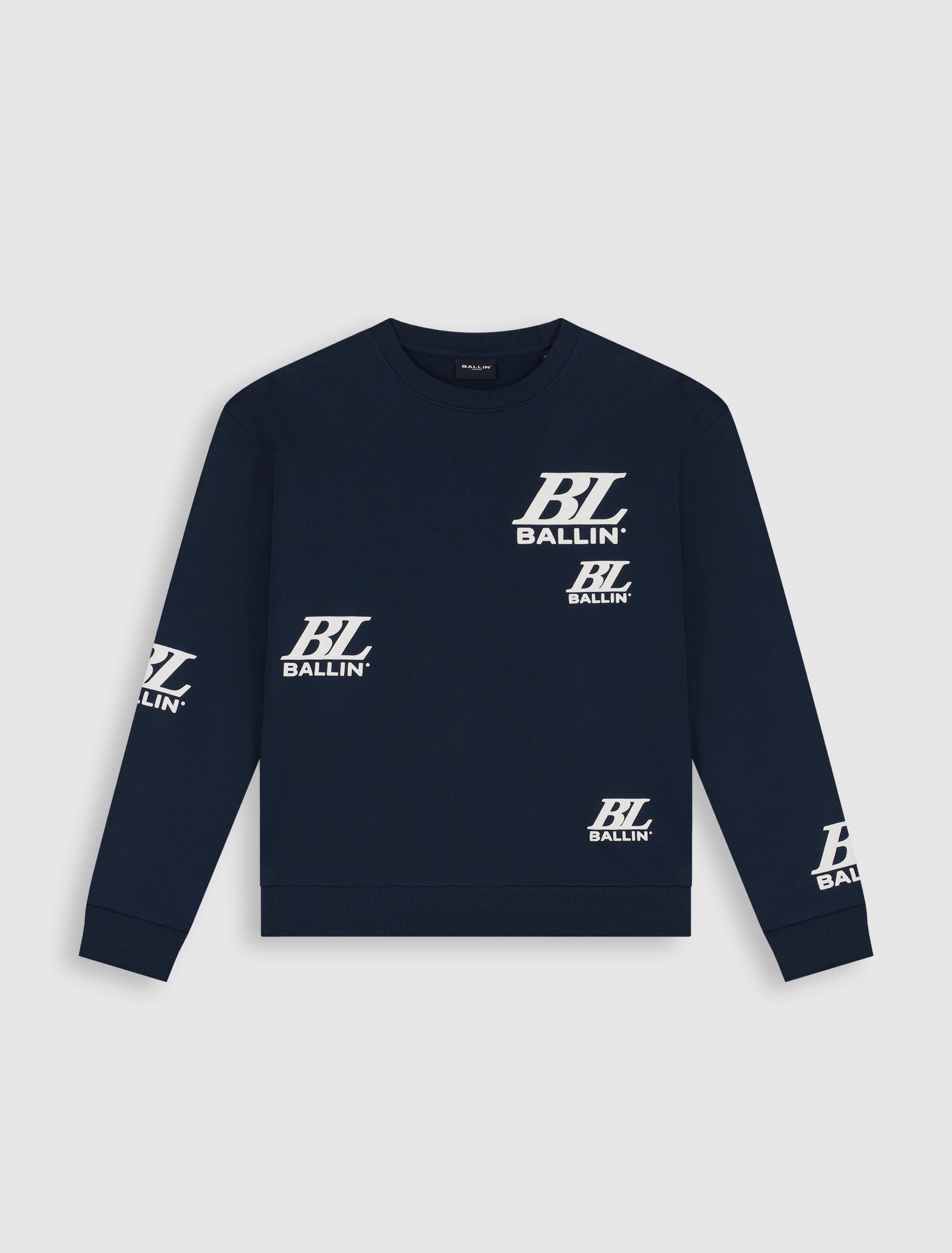 Junior Multi-Monogram Crewneck | Navy