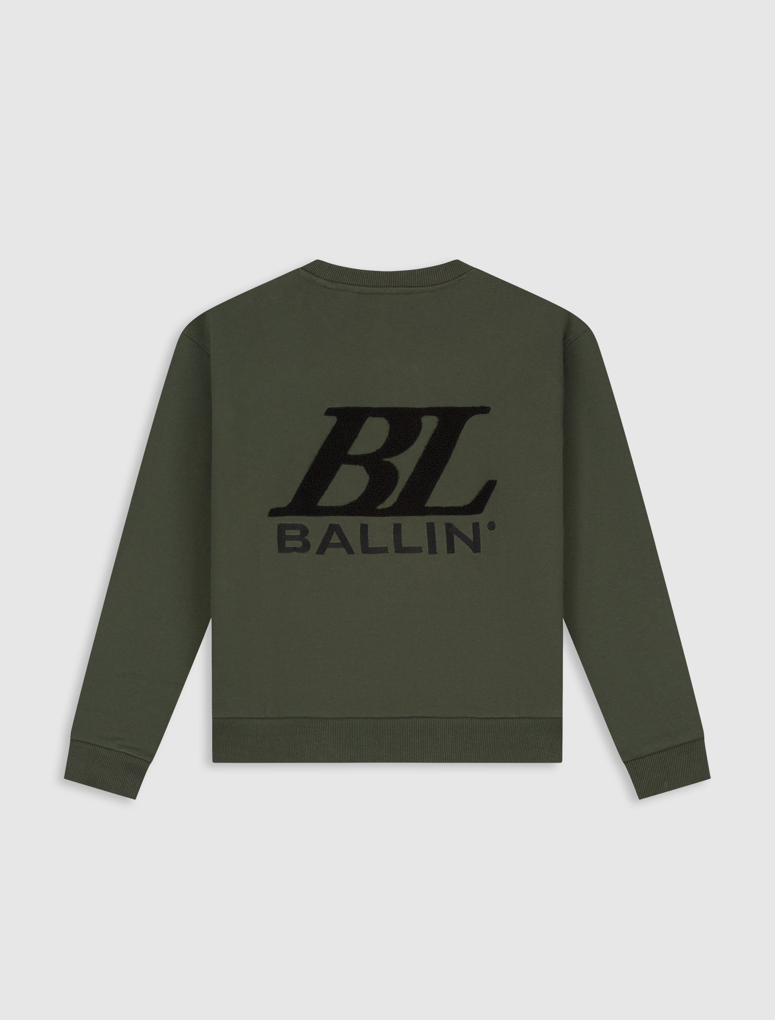 Junior Big Monogram Crewneck | Olive