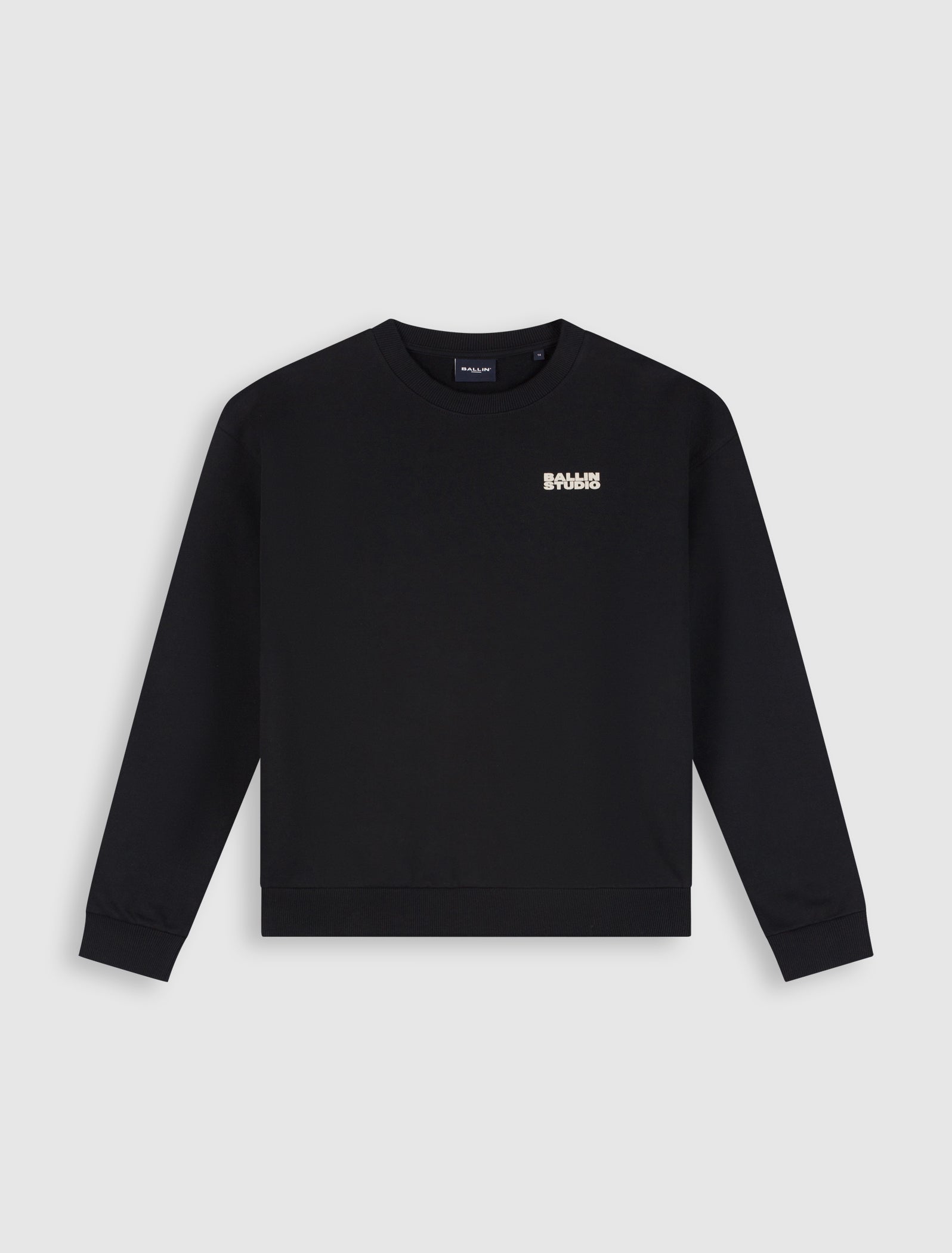 Junior Exploding Cassette Tape Crewneck | Black