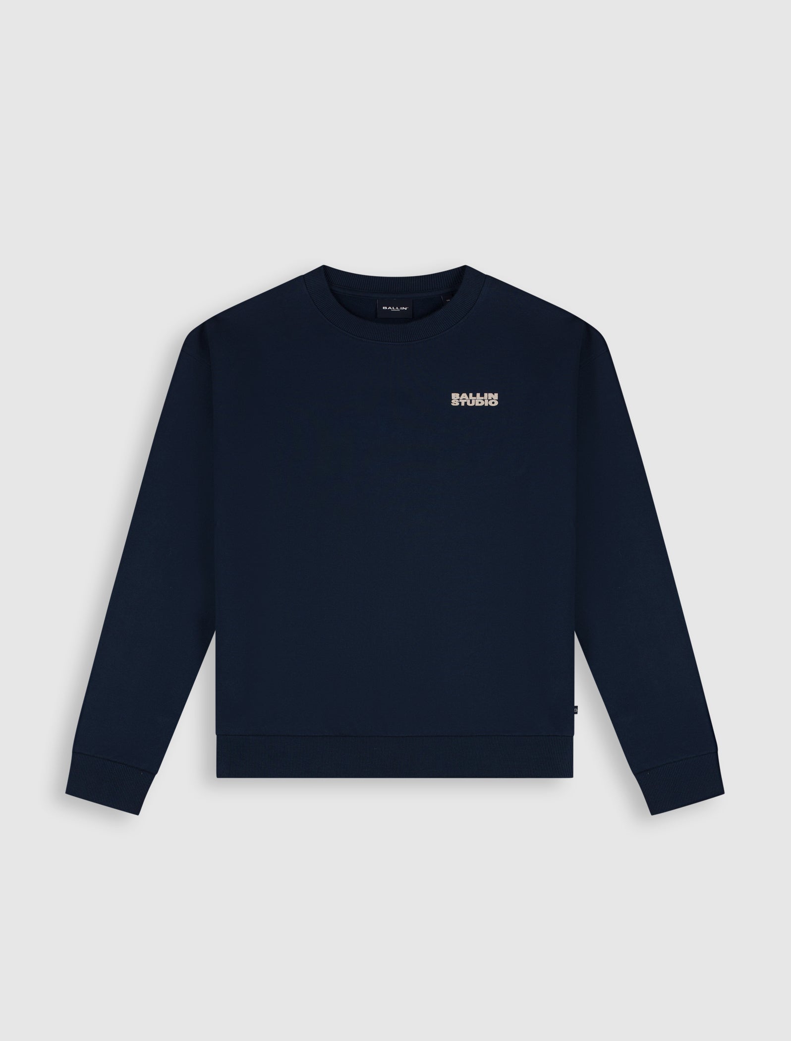 Junior Exploding Cassette Tape Crewneck | Navy