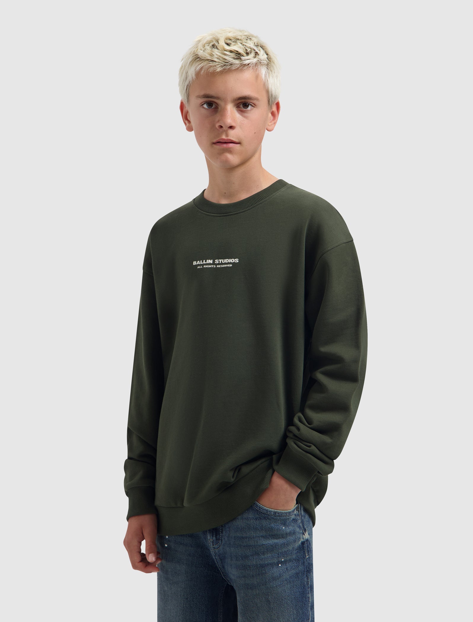 Junior LP Crewneck | Olive