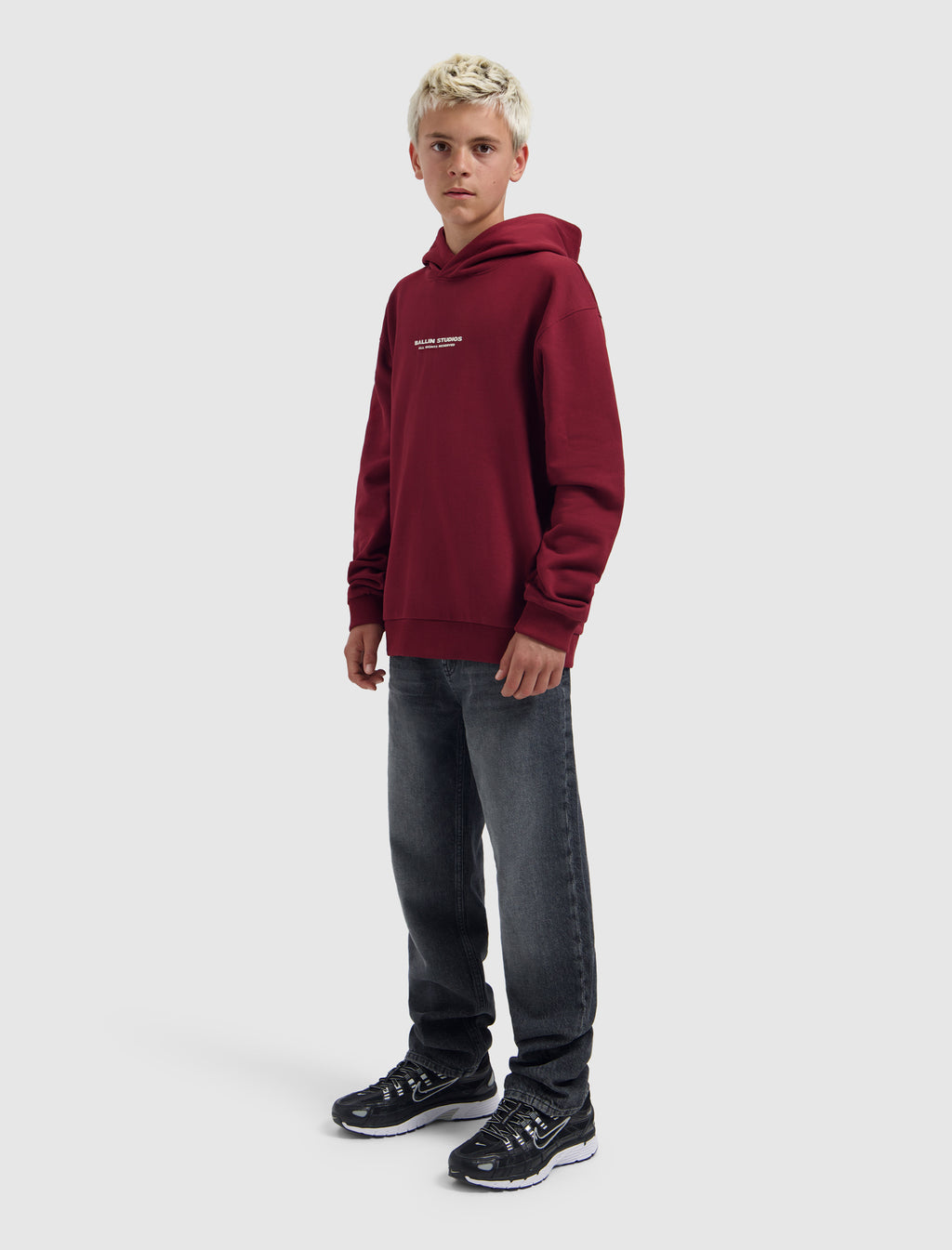 Junior B-ALL-IN Hoodie | Bordeaux
