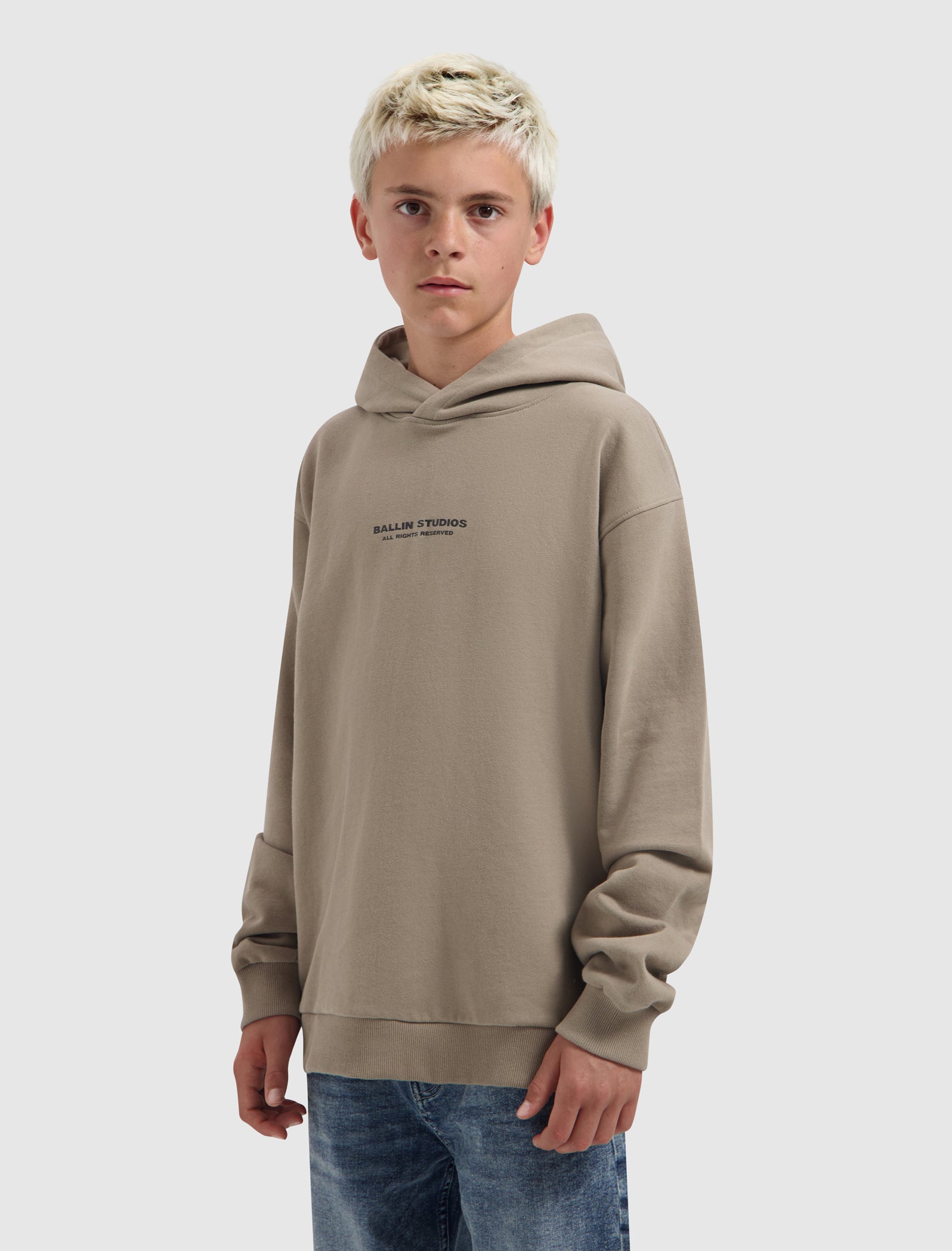 Junior B-ALL-IN Hoodie | Taupe