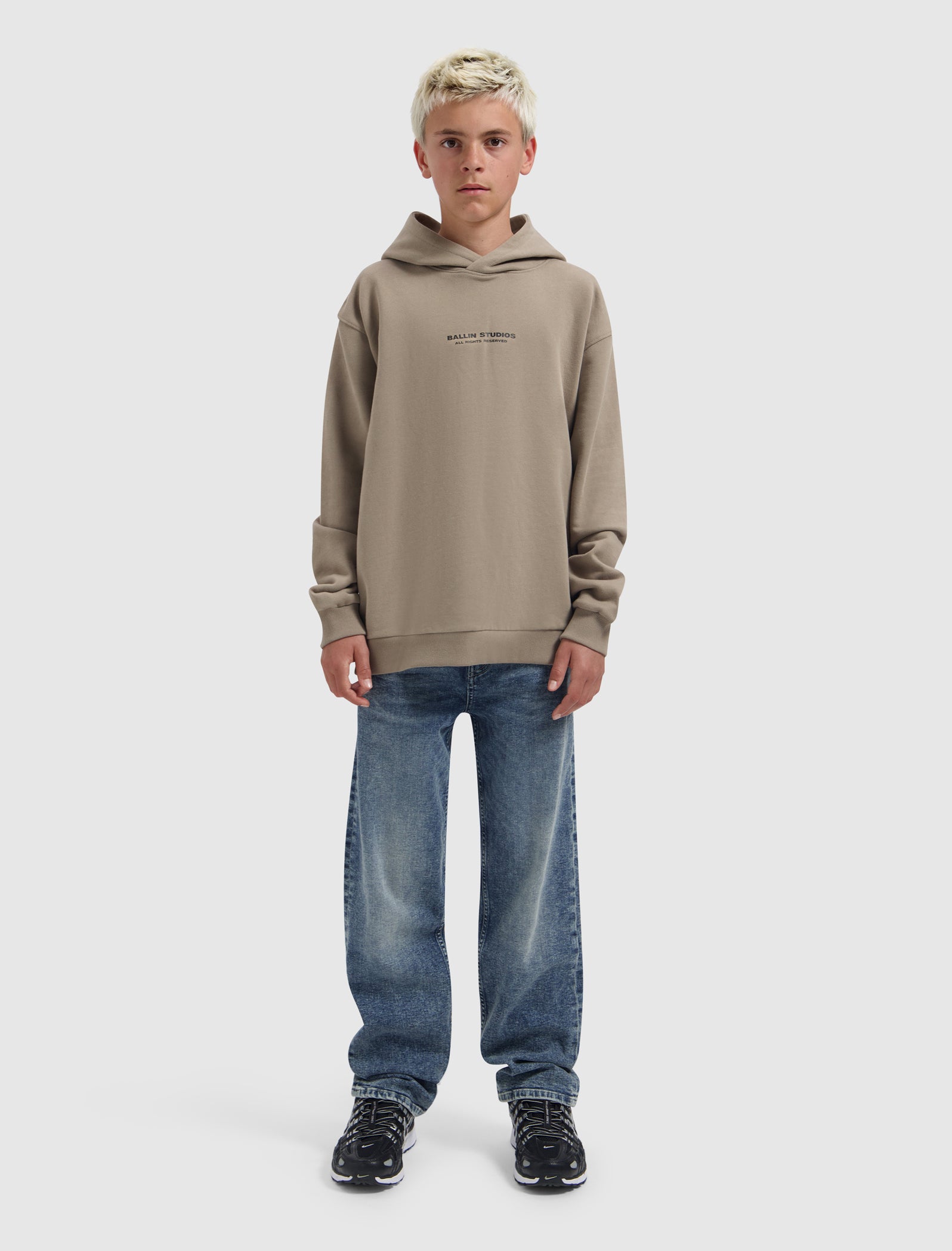 Junior B-ALL-IN Hoodie | Taupe