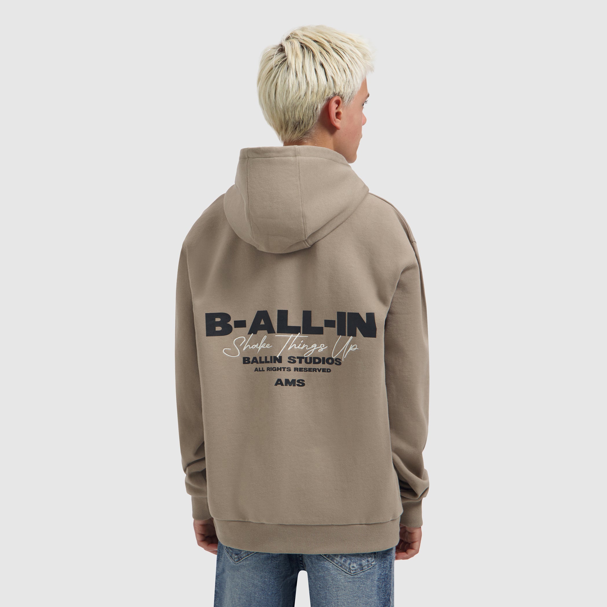 Junior B-ALL-IN Hoodie | Taupe