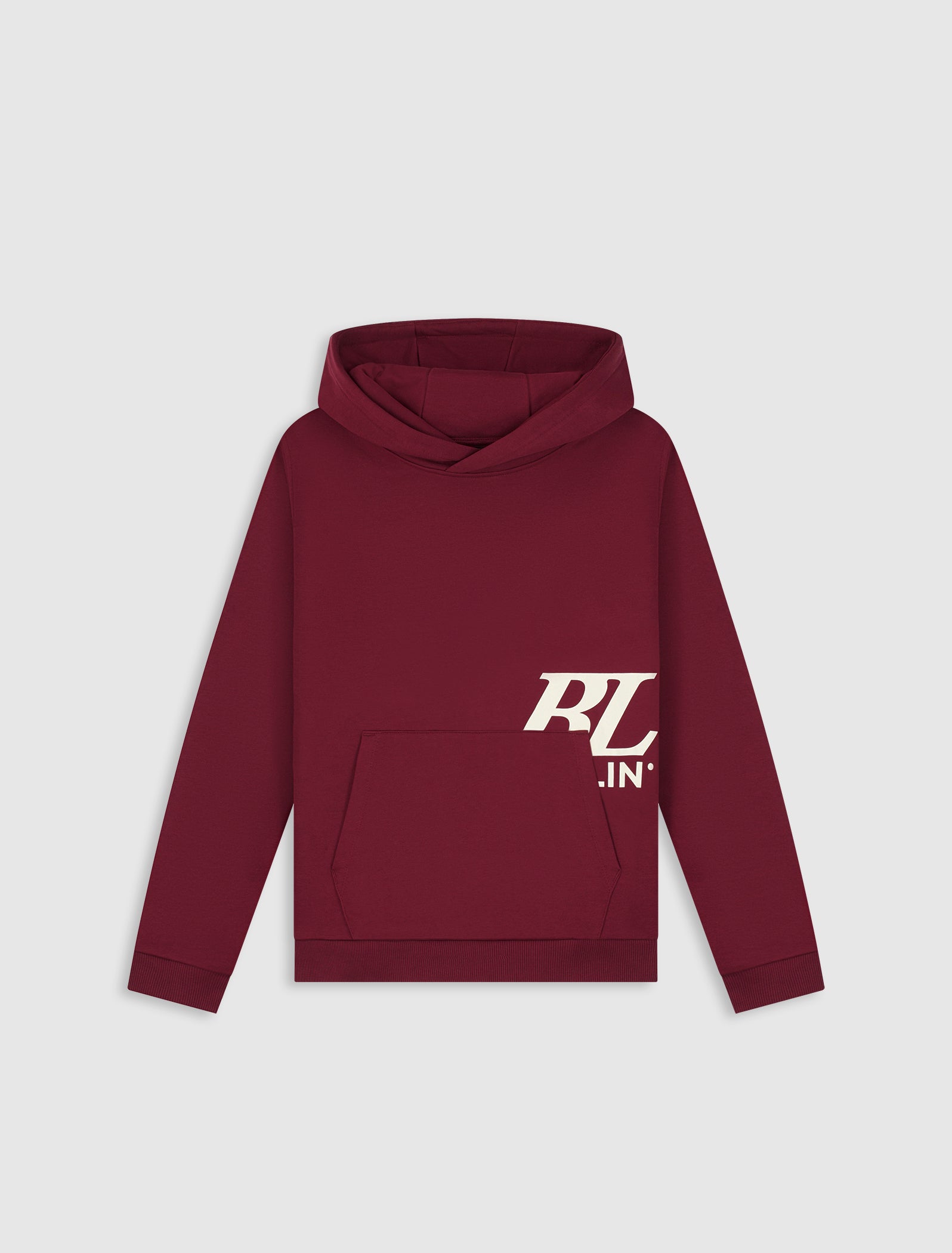 Junior Semi-Hidden Monogram Hoodie | Bordeaux