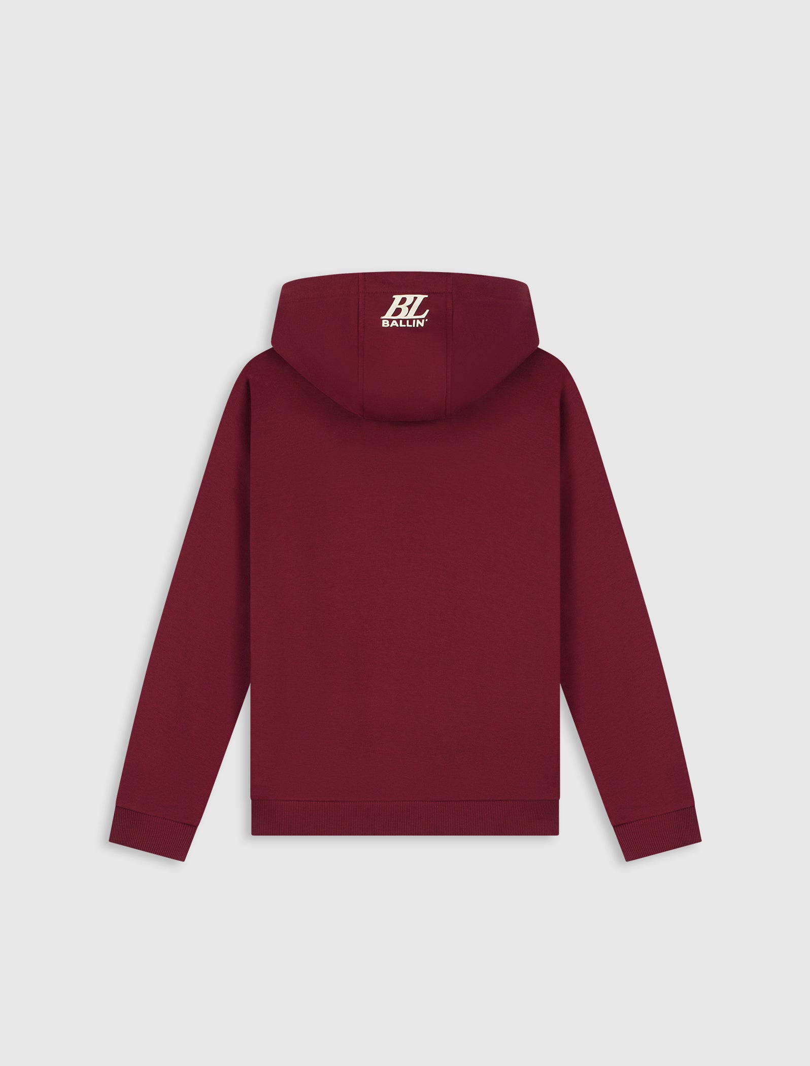 Junior Semi-Hidden Monogram Hoodie | Bordeaux