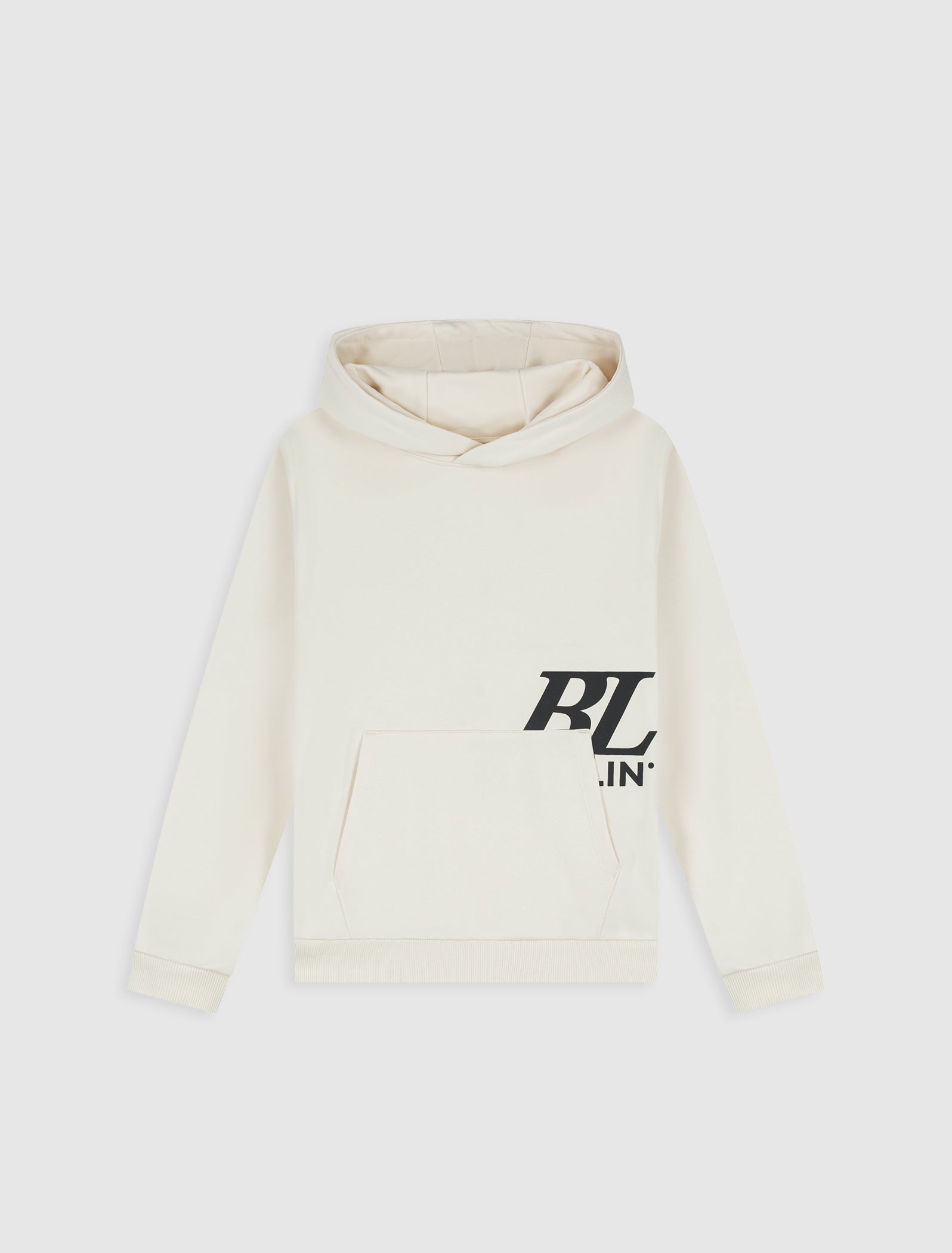 Junior Semi-Hidden Monogram Hoodie | Ecru
