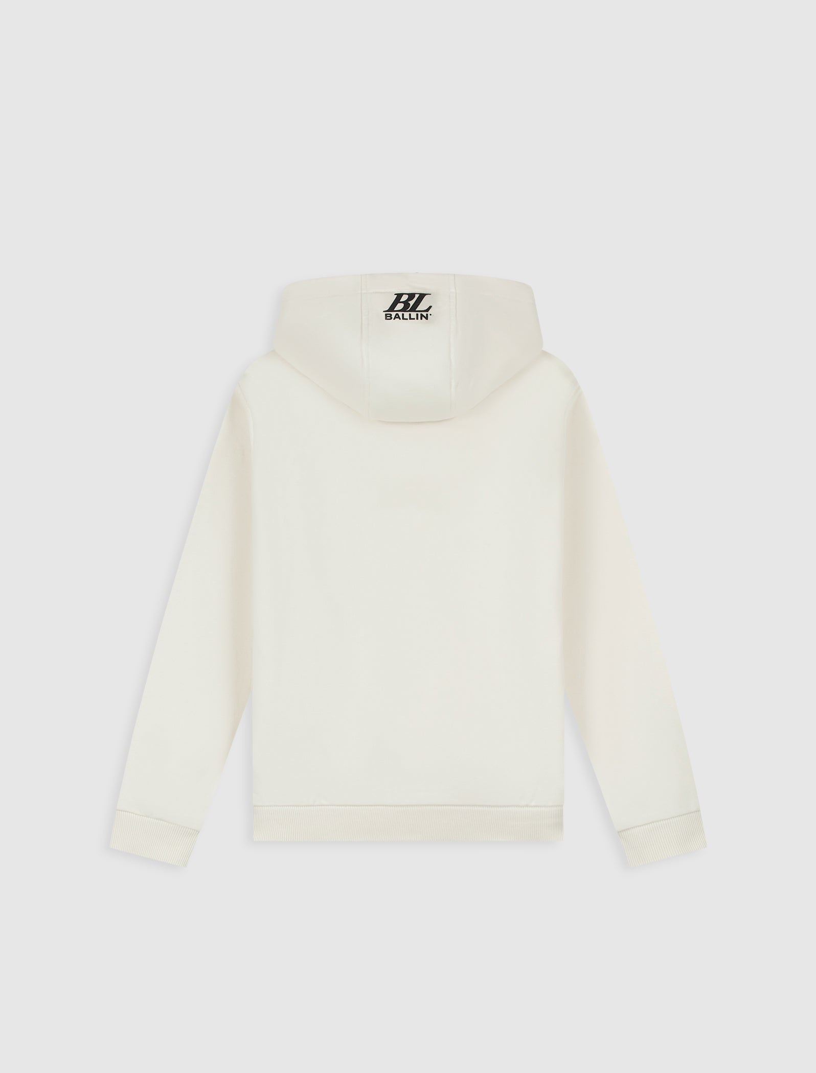 Junior Semi-Hidden Monogram Hoodie | Ecru