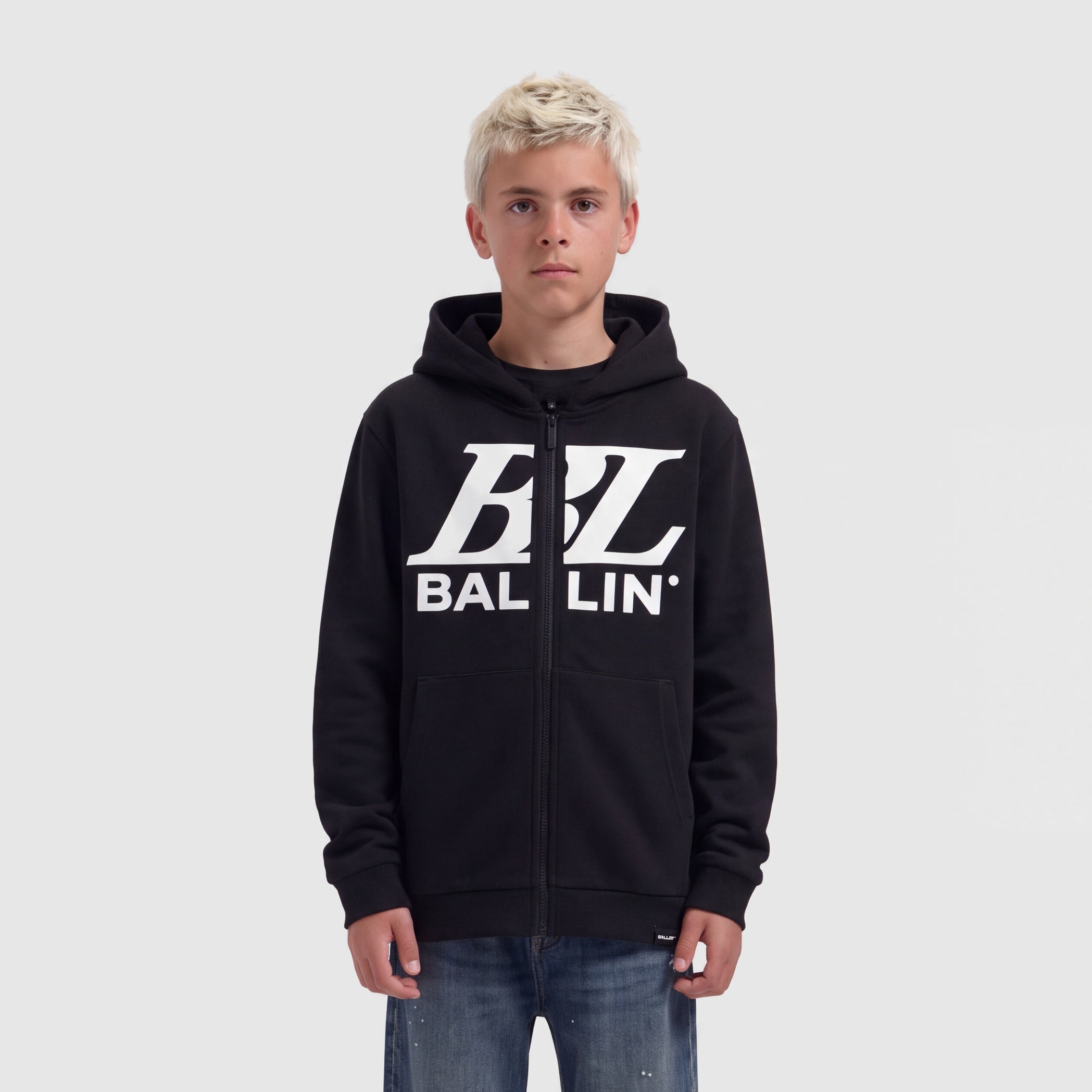 Junior Big Monogram Vest | Black