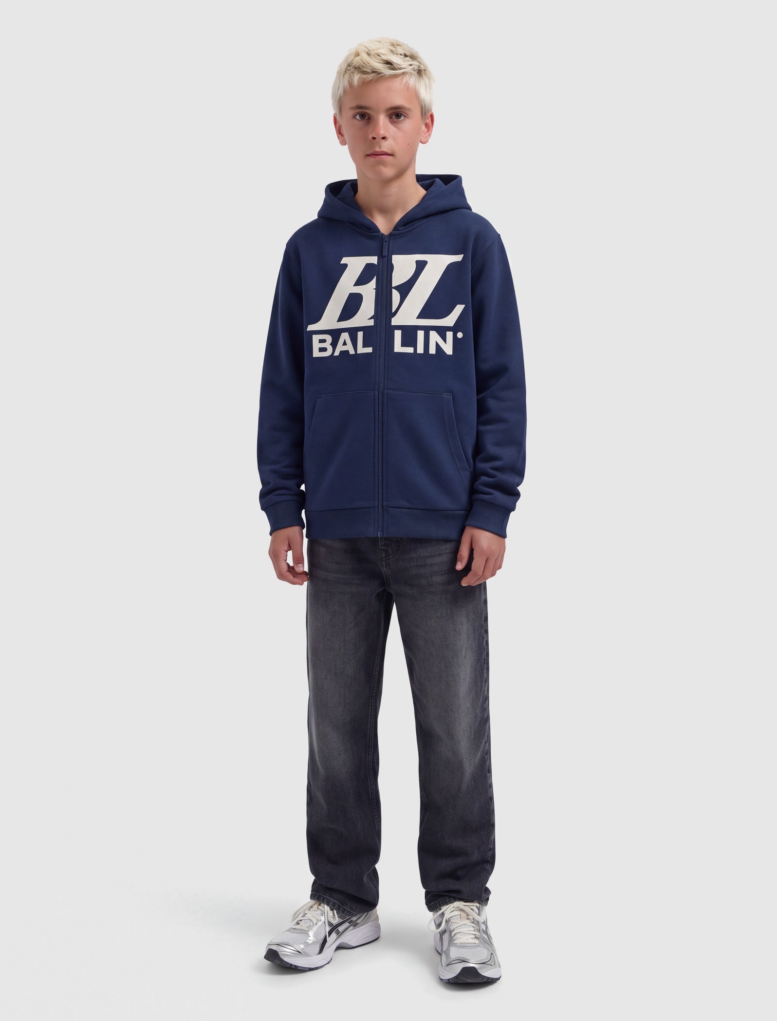 Junior Big Monogram Vest | Navy