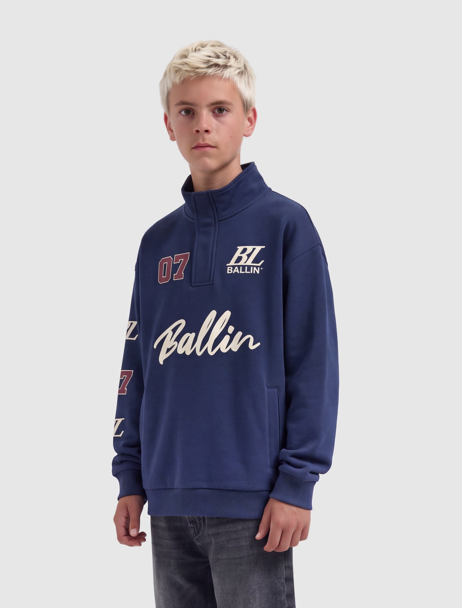 Junior Varsity Halfzip Sweat | Navy
