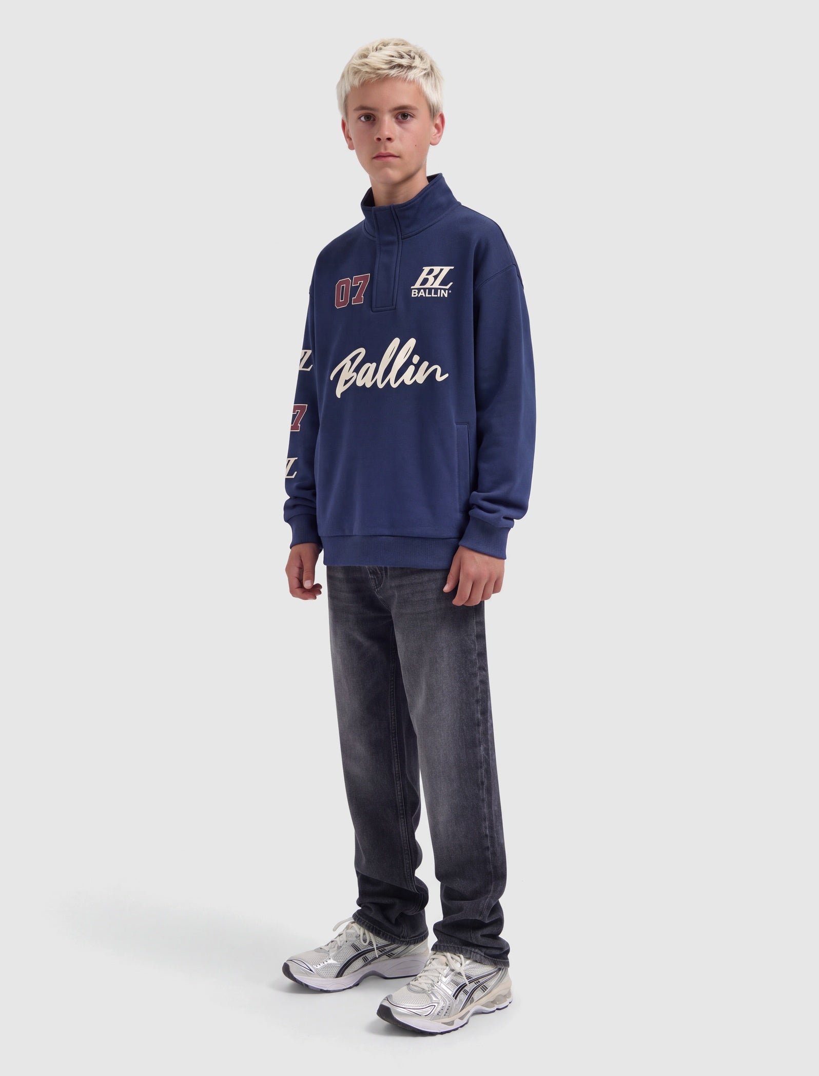 Junior Varsity Halfzip Sweat | Navy