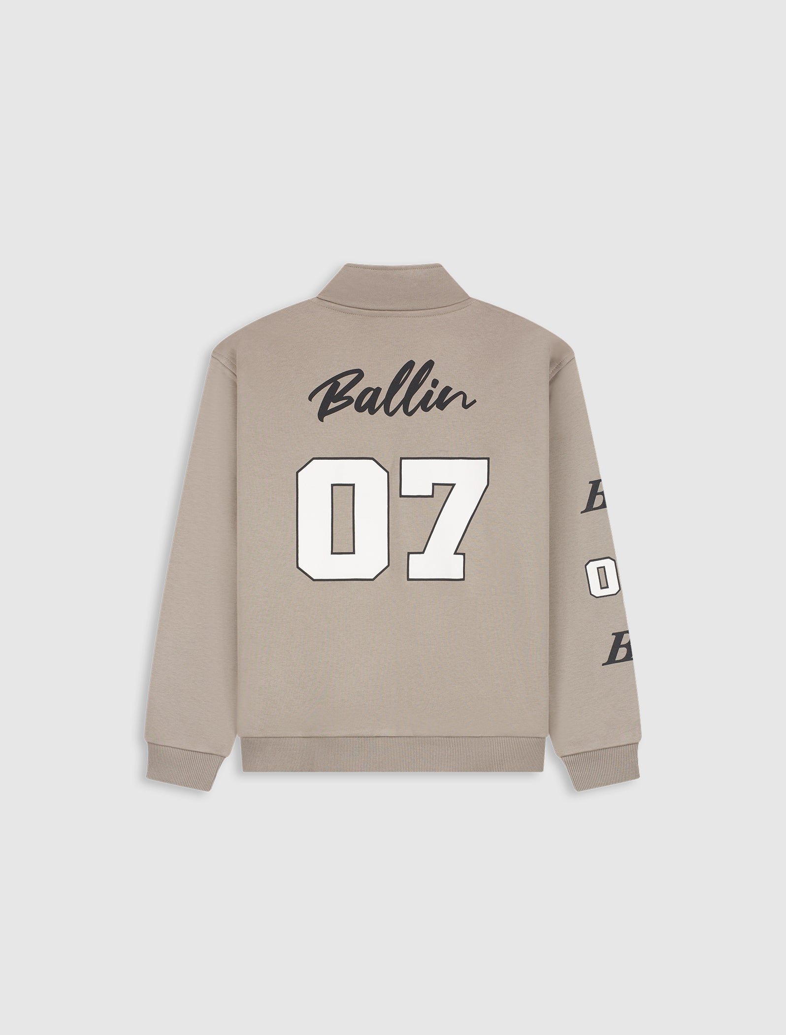 Junior Varsity Halfzip Sweat | Taupe