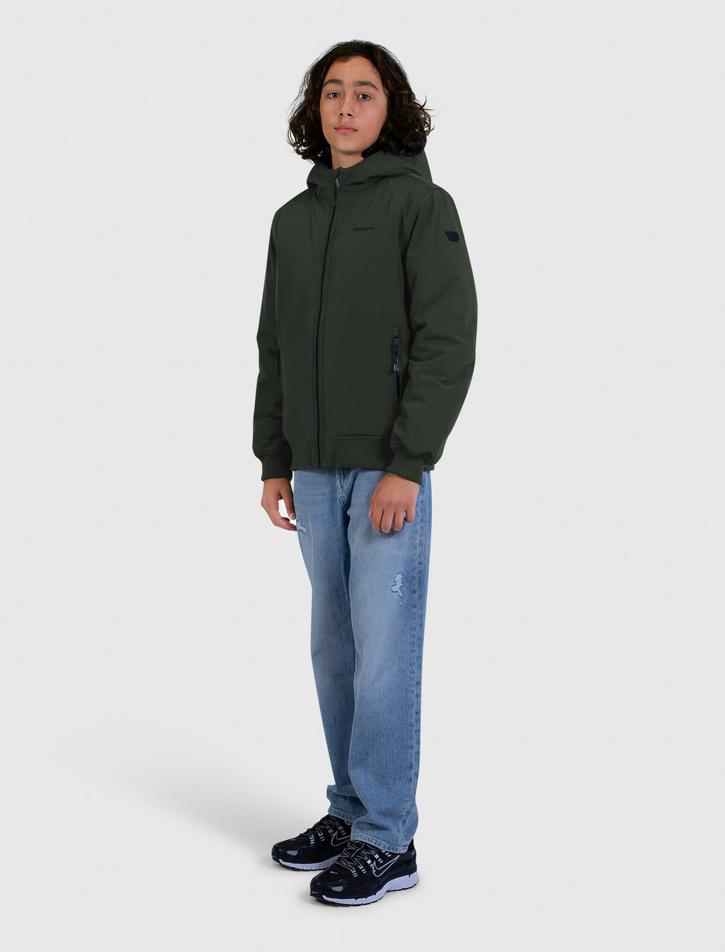 Junior Hooded Jacket | Dark Army