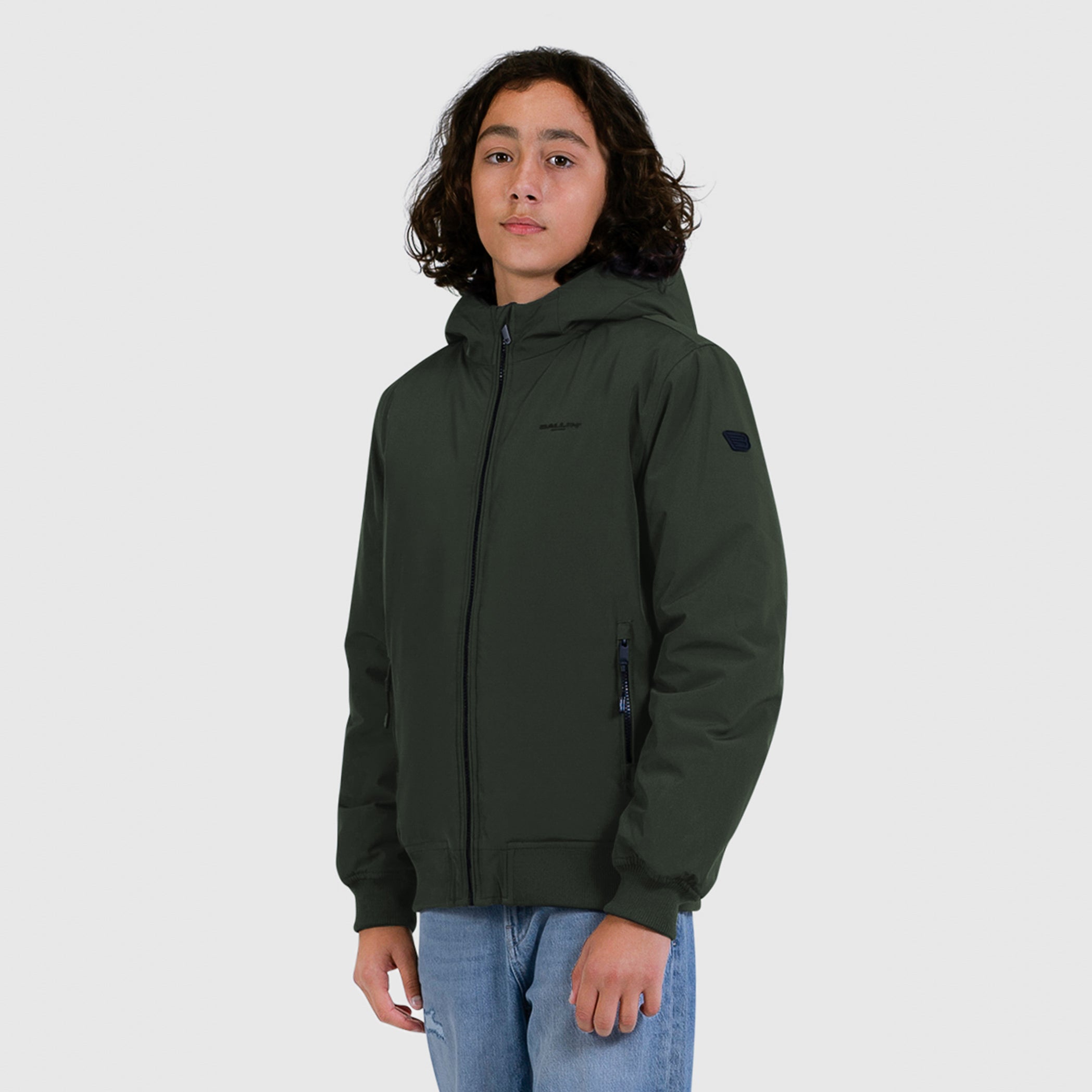 Junior Hooded Jacket | Dark Army