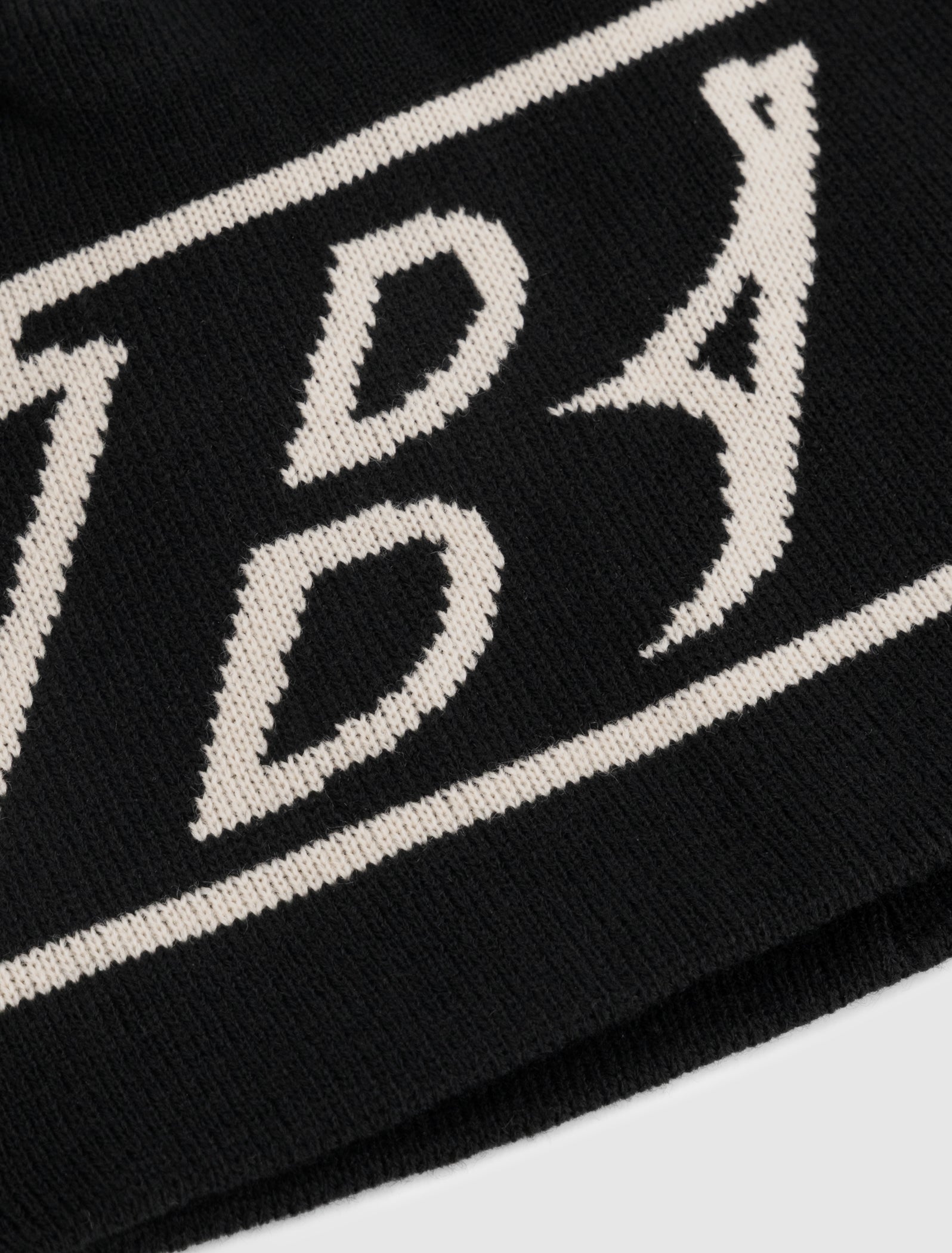 Junior Monogram Hat | Black