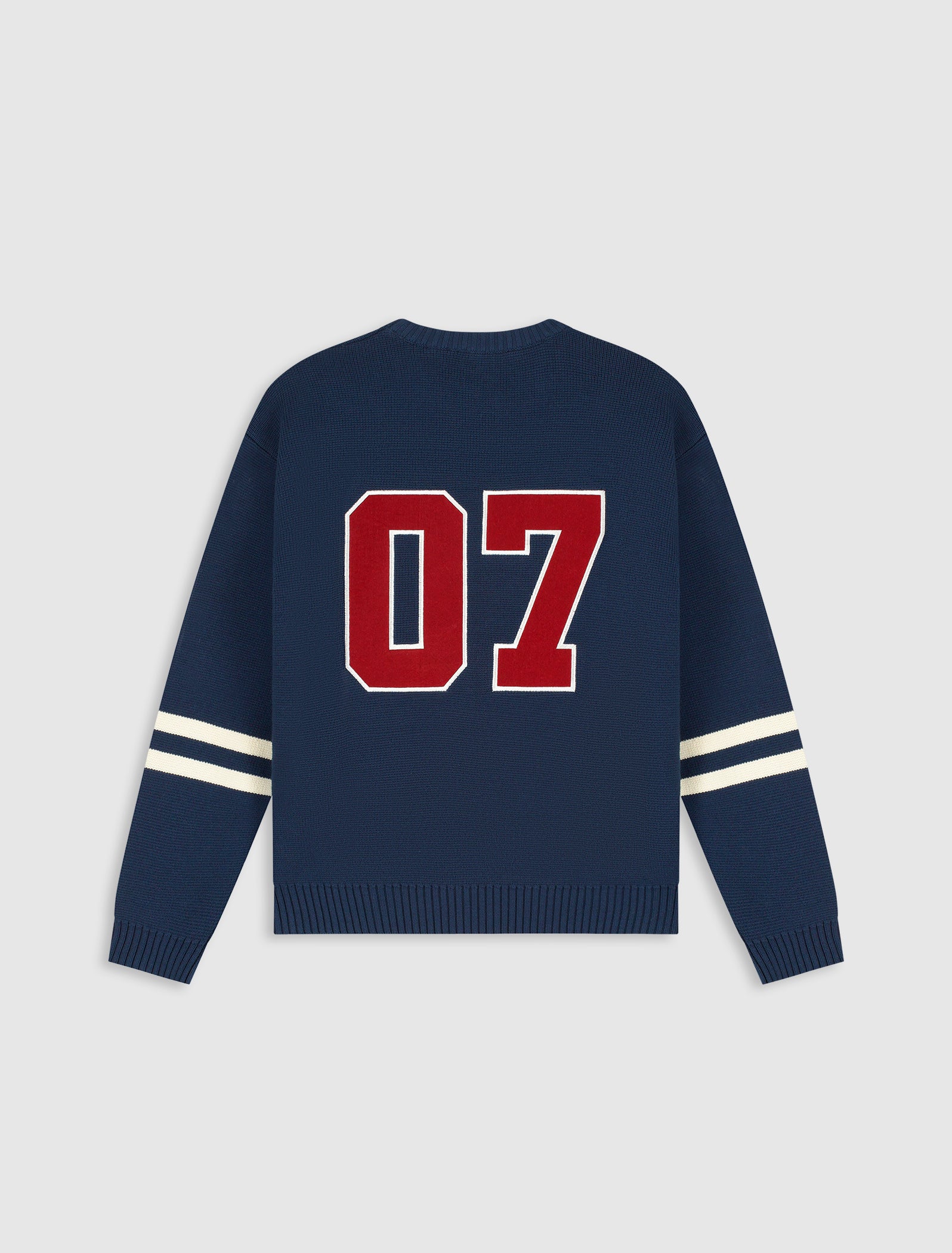 Junior Ice Hockey Crewneck Knit | Navy