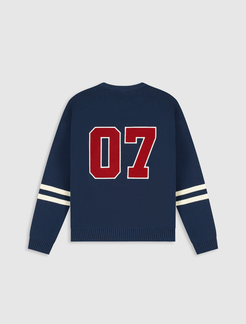 Junior Ice Hockey Crewneck Knit | Navy