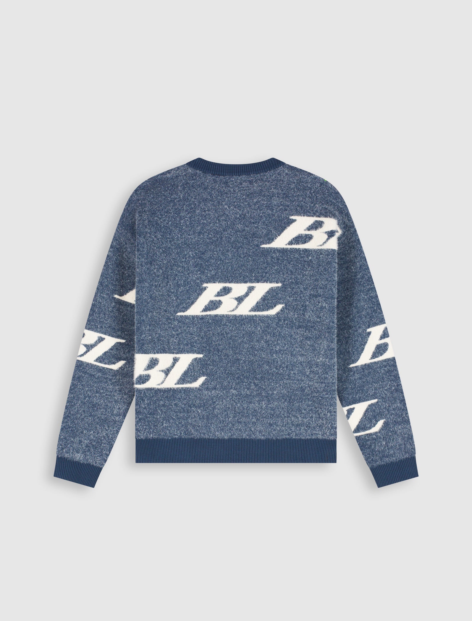 Junior Multi-Monogram Crewneck Knit | Navy