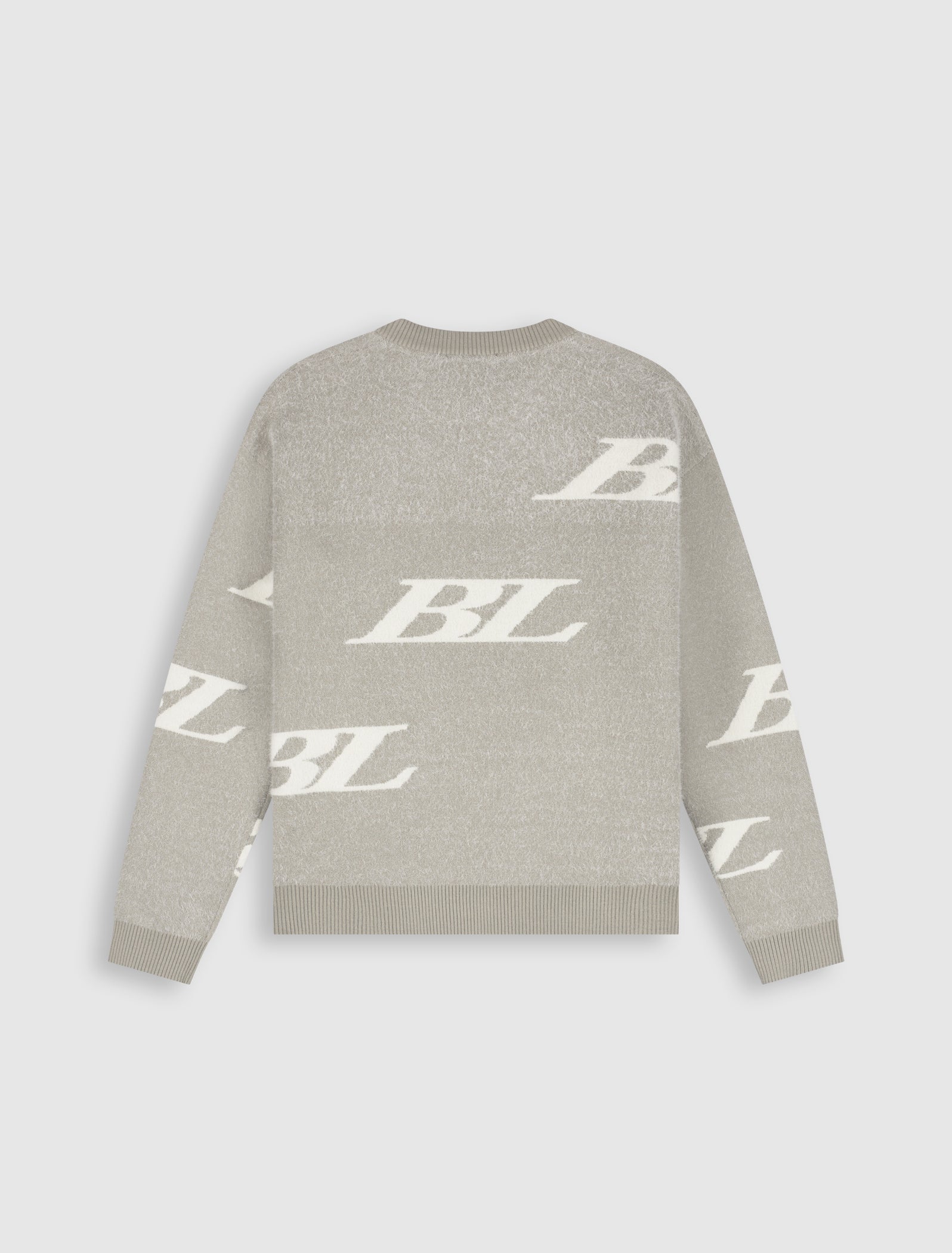 Junior Multi-Monogram Crewneck Knit | Taupe