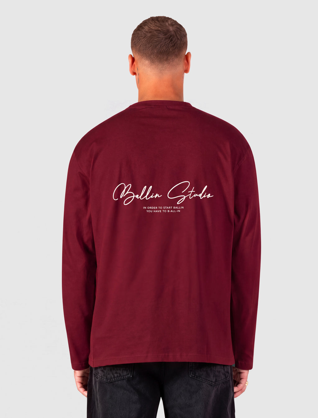 Ballin Studio Longsleeve | Bordeaux
