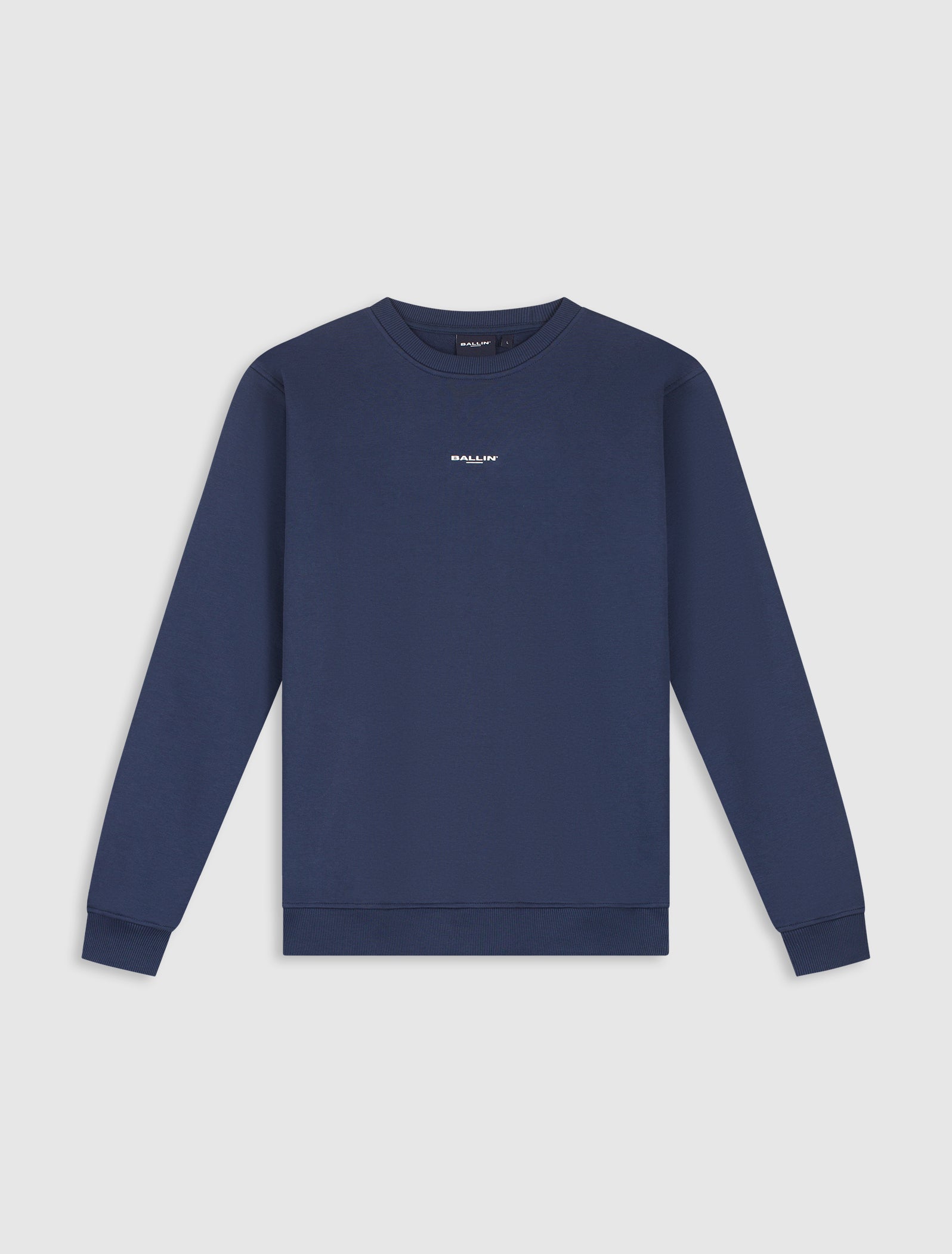 Stacked Logo Sweater | Navy