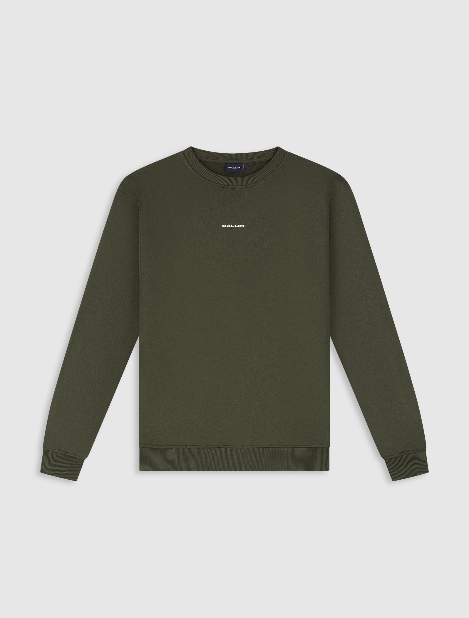 Stacked Logo Sweater | Olive