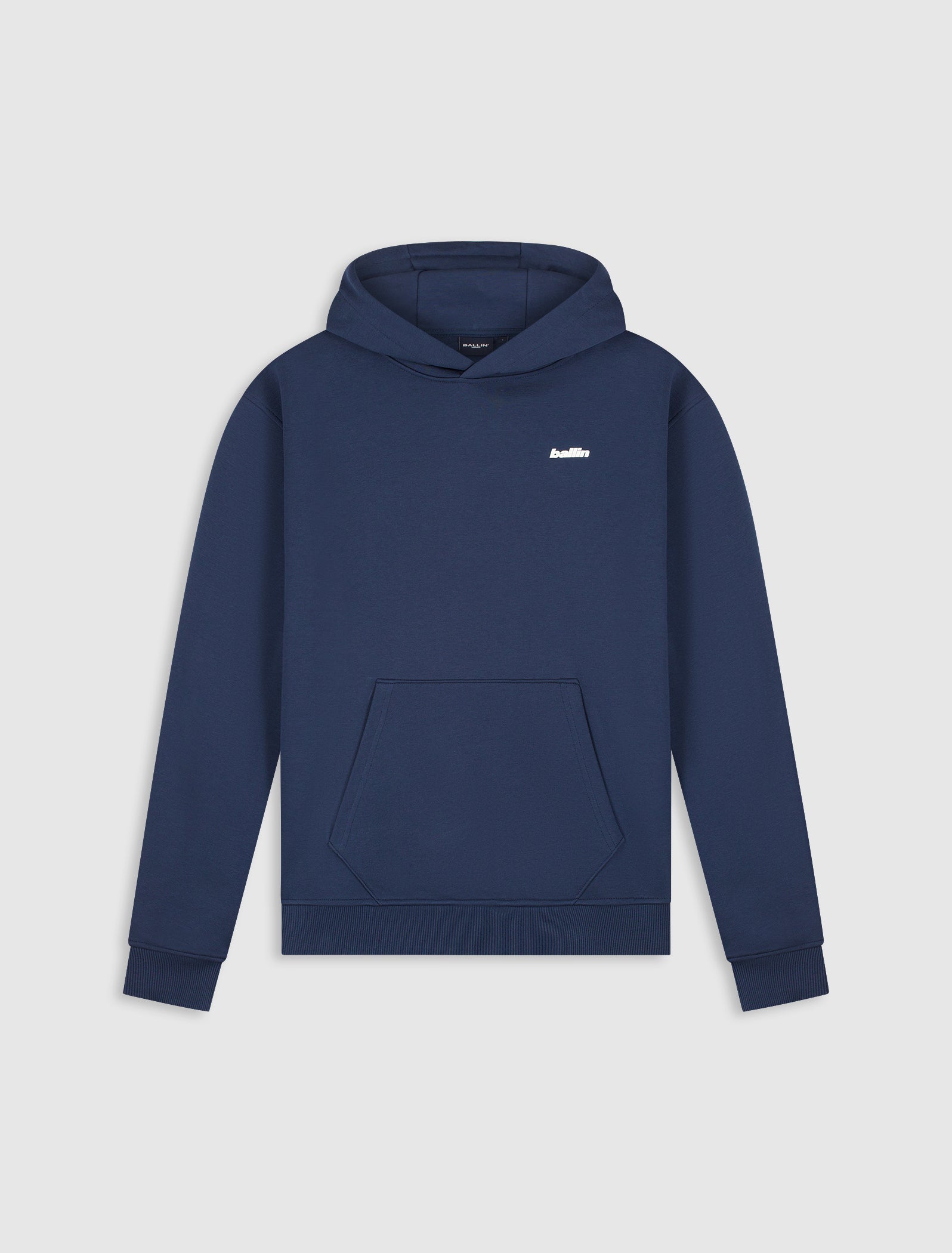 Curved Rhythm Hoodie | Navy