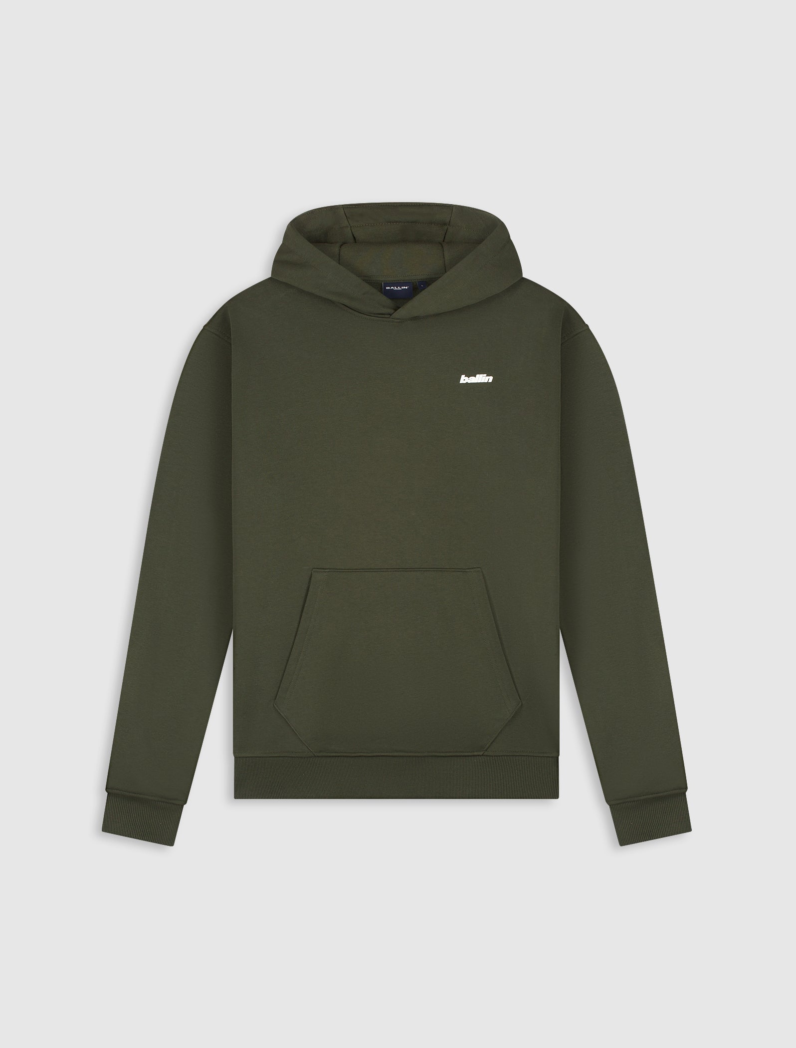 Curved Rhythm Hoodie | Olive