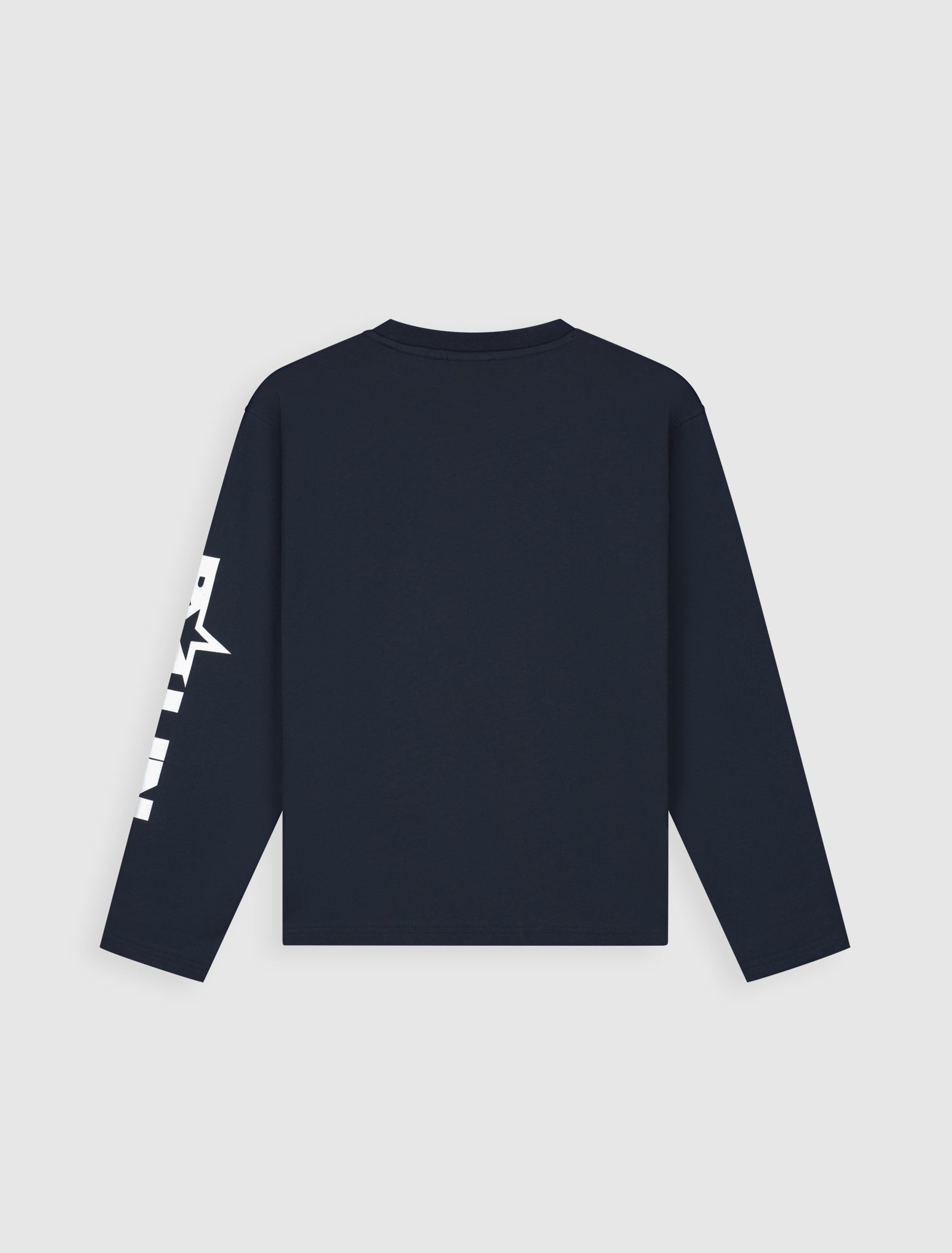 Junior Monogram Star Longsleeve T-shirt | Navy