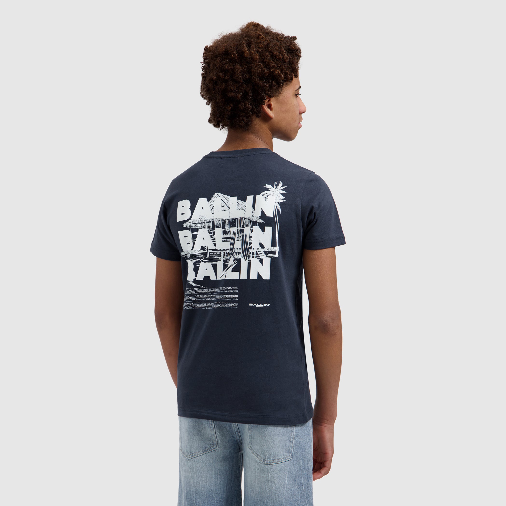 Junior Surfers Paradise House T-shirt | Navy