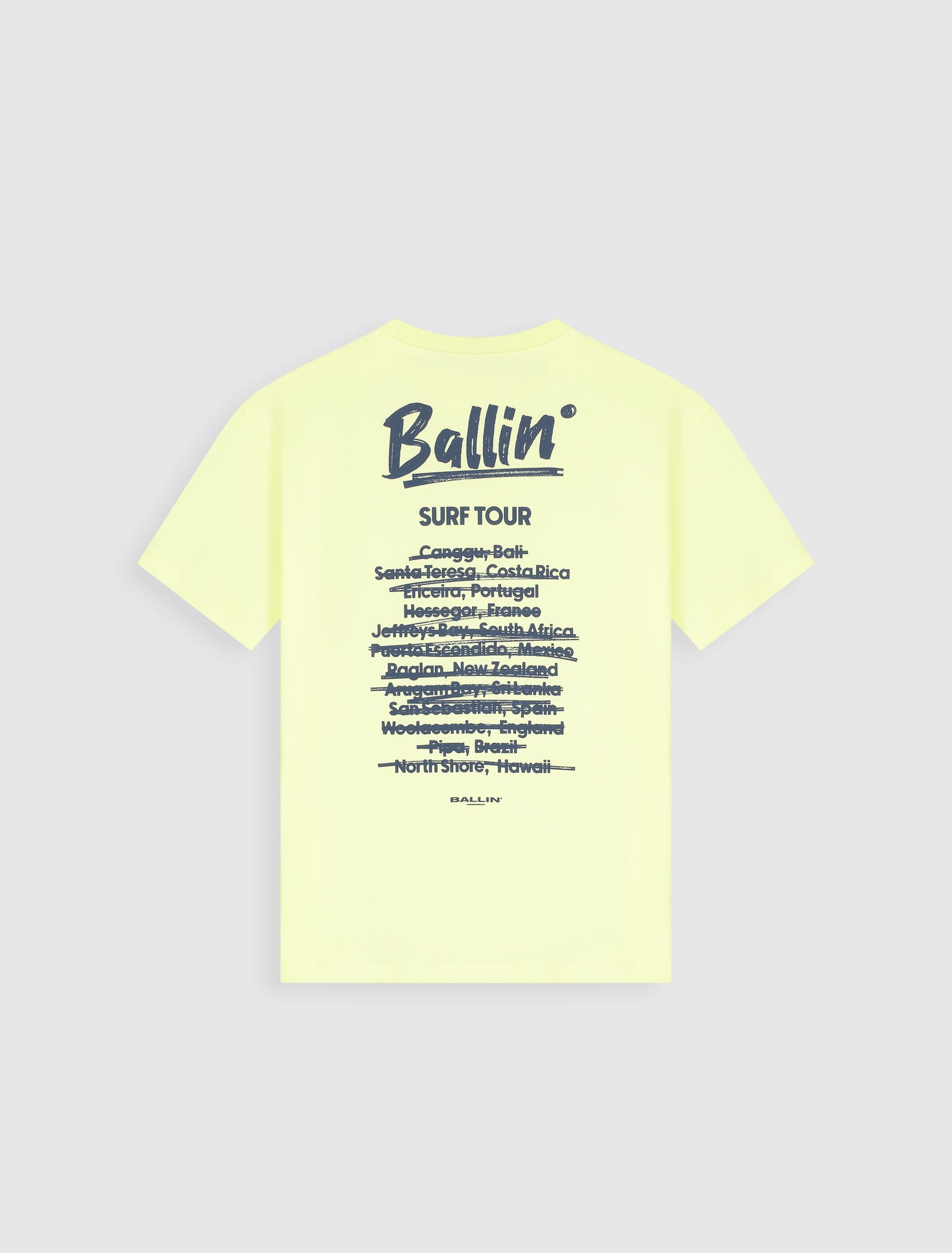Junior Surf Tour T-shirt | Yellow
