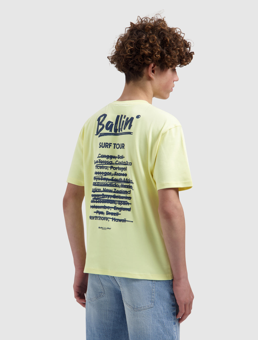 Junior Surf Tour T-shirt | Yellow